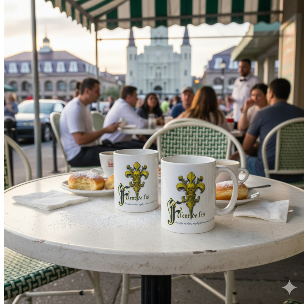 ZEAUXDIAC Fleur de Lis Mug | Celestial Astrology & New Orleans Mystical Art Coffee Cup product thumbnail image ZEAUXDIAC Fleur de Lis Mug | Celestial Astrology & New Orleans Mystical Art Coffee Cup product thumbnail image