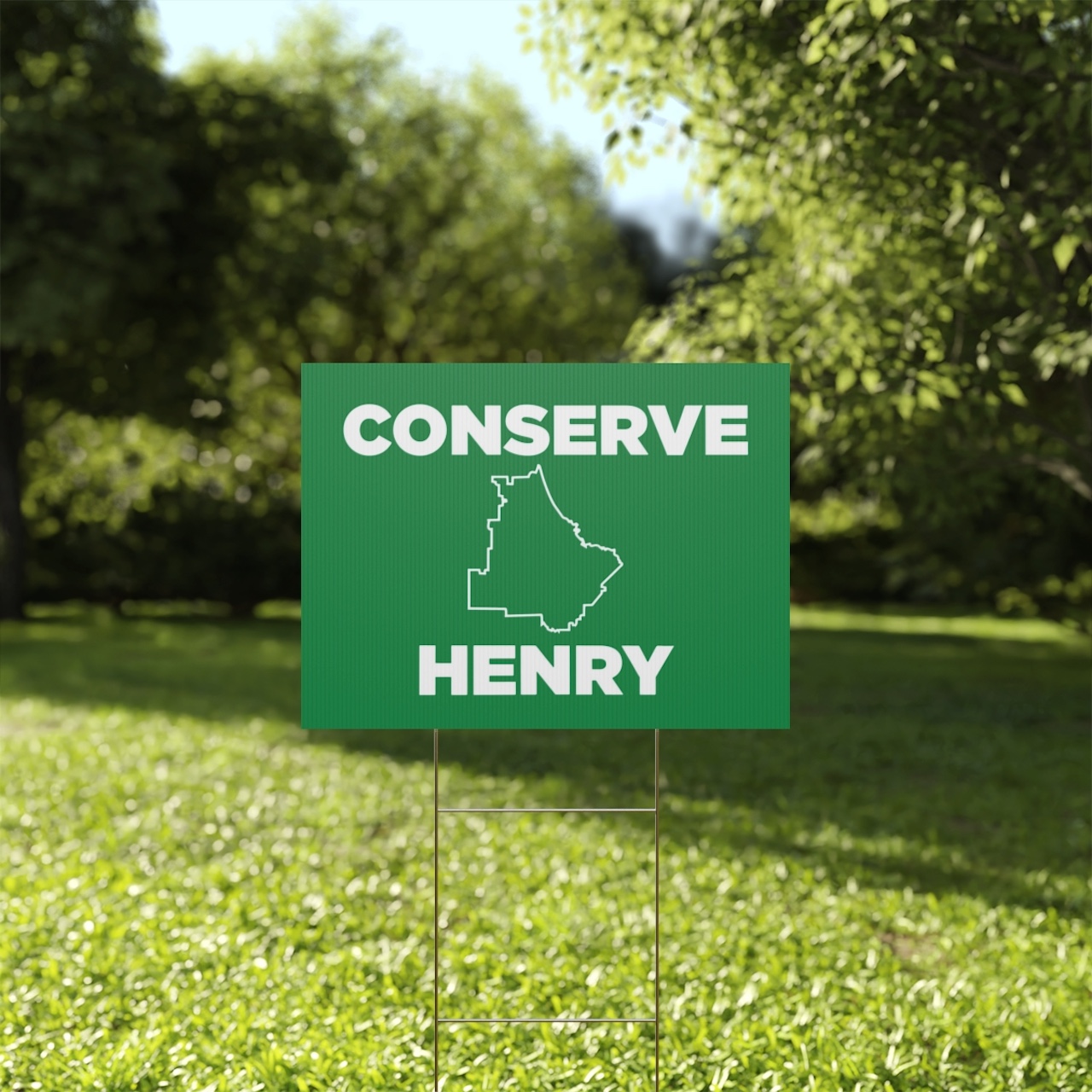 Conserve Henry Yard Sign
