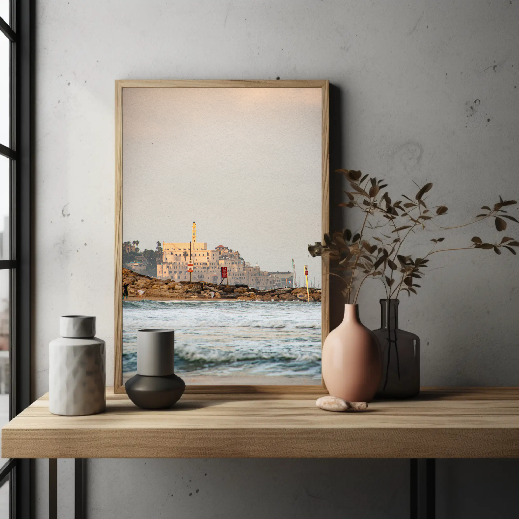 Coastal Fine Art Prints with Passepartout Frame, Beach House Decor, Nautical Wall Art, Home &amp; Living, Gallery-Ready Artwork product thumbnail image