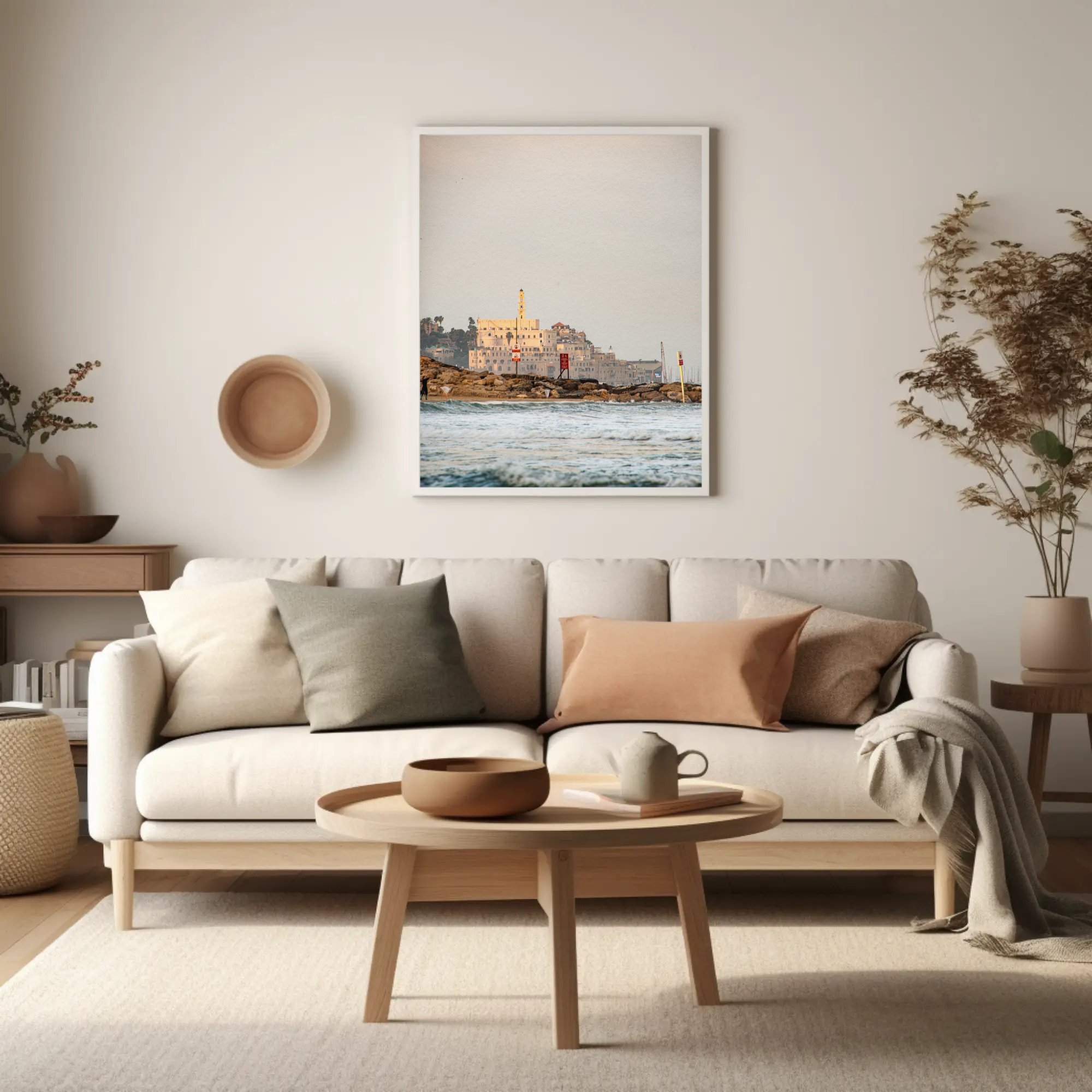 Coastal Fine Art Prints with Passepartout Frame, Beach House Decor, Nautical Wall Art, Home &amp; Living, Gallery-Ready Artwork product thumbnail image