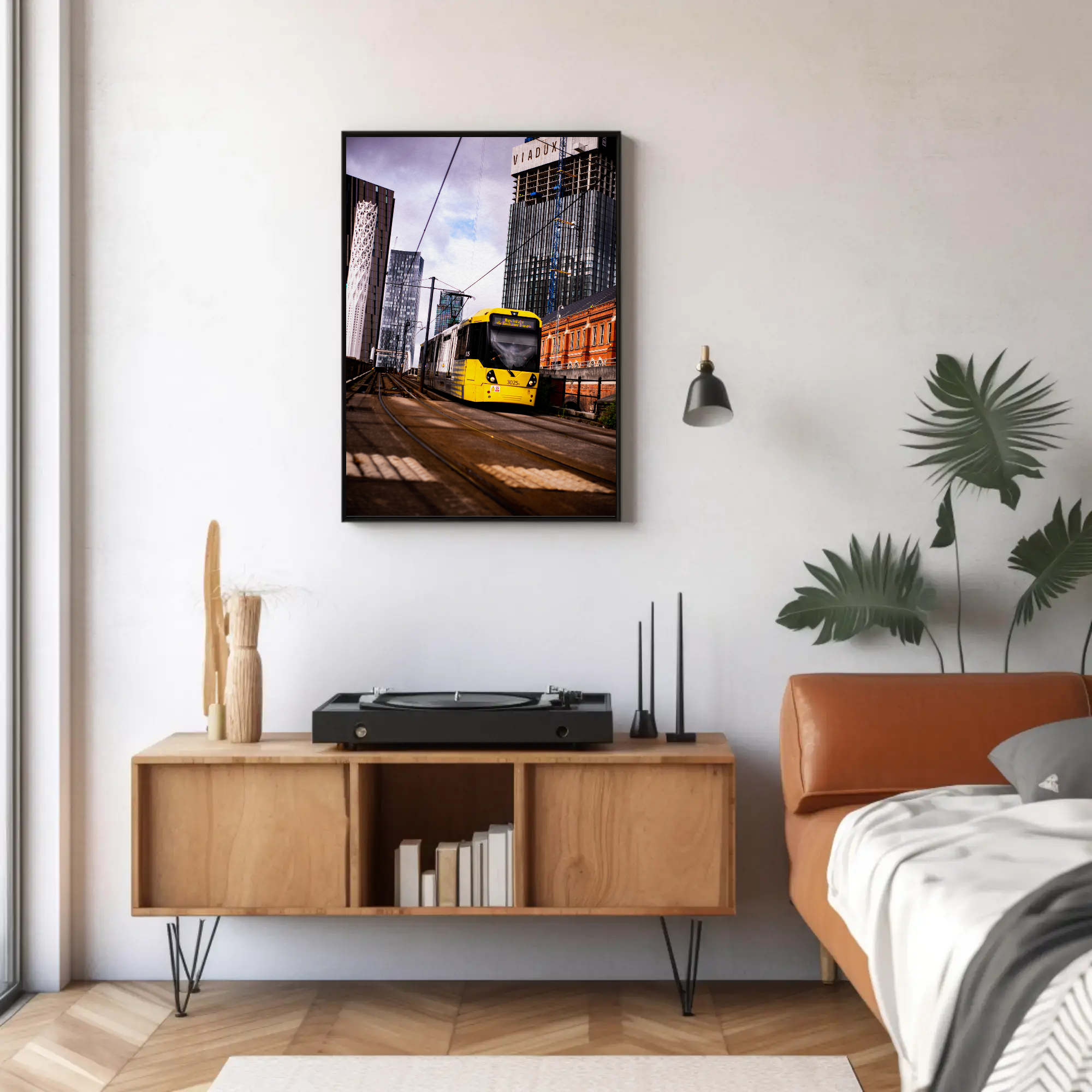 Urban Landscape Fine Art Prints - Modern Home Decor, Gallery Wall Art, Train Wall Art, Unique Gift for Train Lovers, Photography Prints product thumbnail image