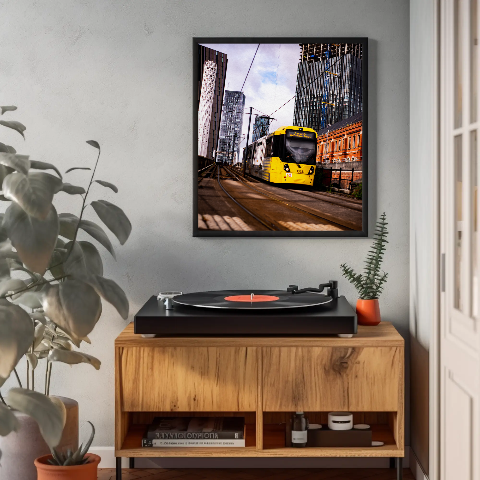 Urban Landscape Fine Art Prints - Modern Home Decor, Gallery Wall Art, Train Wall Art, Unique Gift for Train Lovers, Photography Prints product thumbnail image