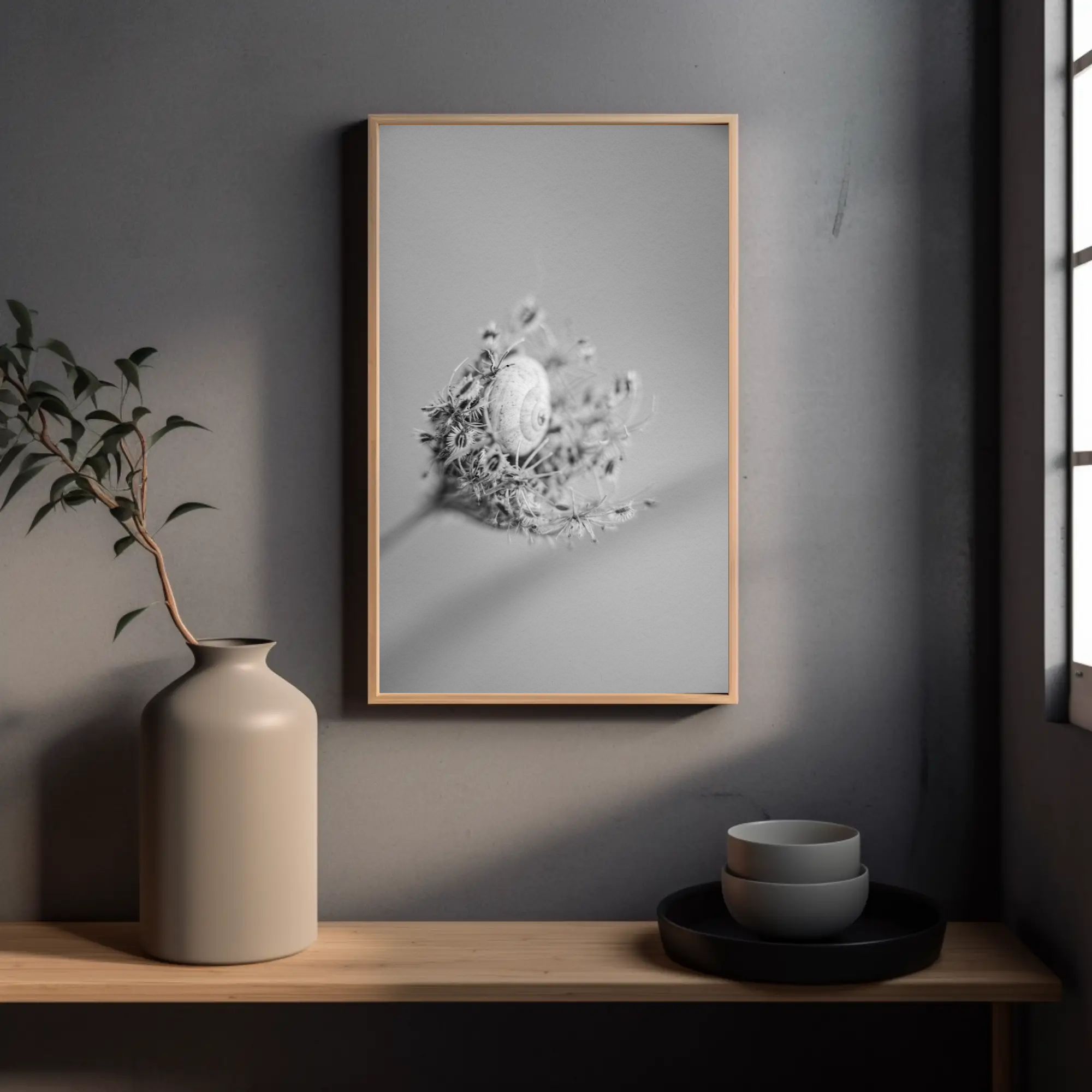 Elegant Black and White Fine Art Prints, Minimalist Home Decor, Nature Photography Wall Art, Gift for Her, Modern Art Prints product thumbnail image