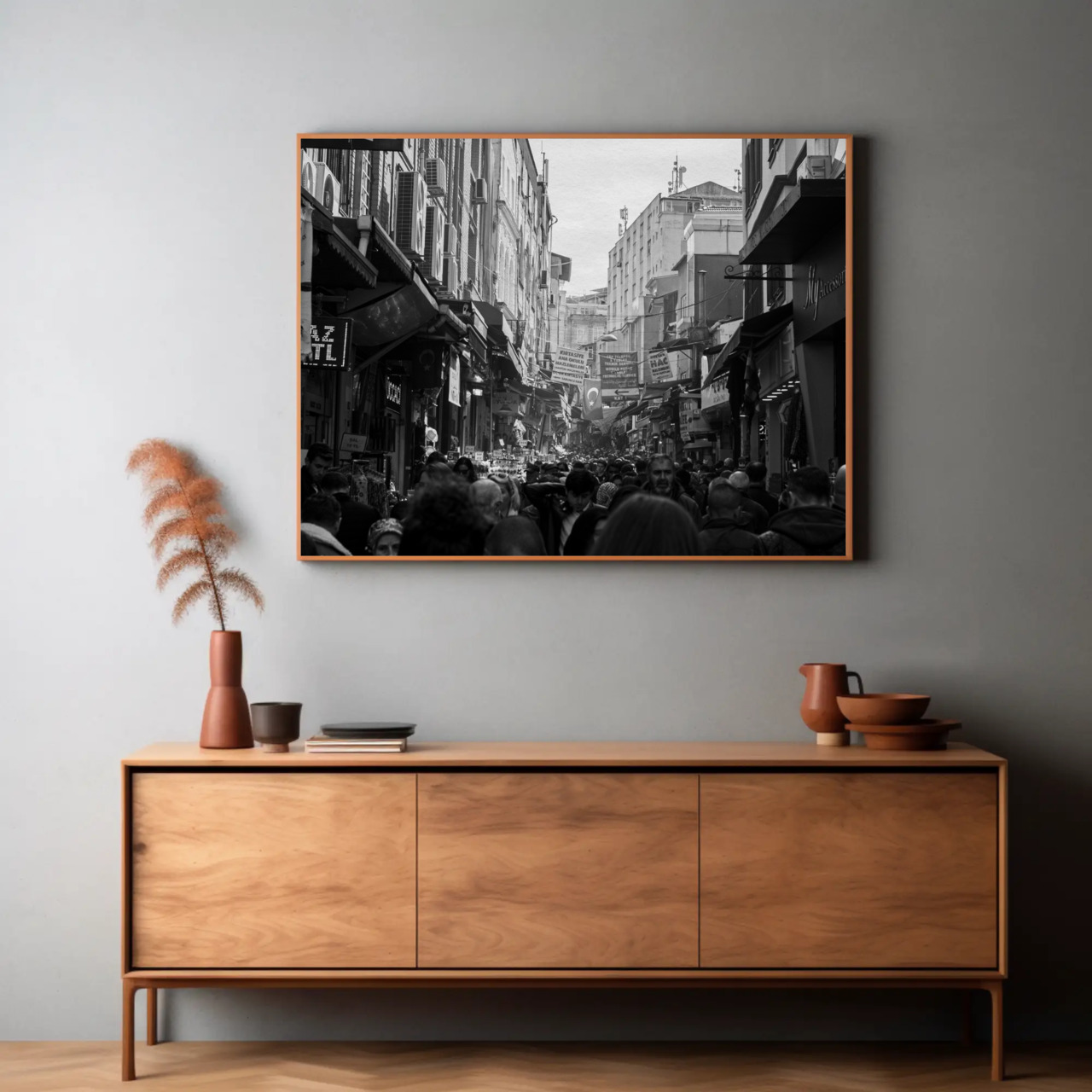 Monochrome Cityscape Art Print, Framed Wall Decor, Black and White Photography, Home Gallery, Urban Vibes