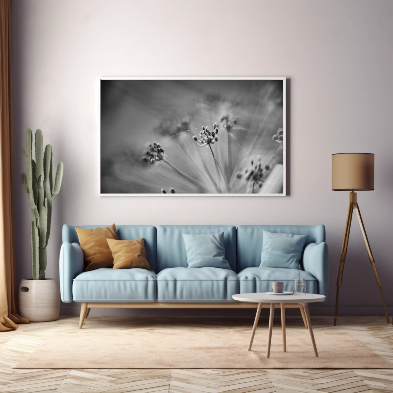 Elegant Floral Art Prints, Black and White Wall Decor, Home Office Decoration, Minimalist Artwork, Gift for Art Lovers product thumbnail image