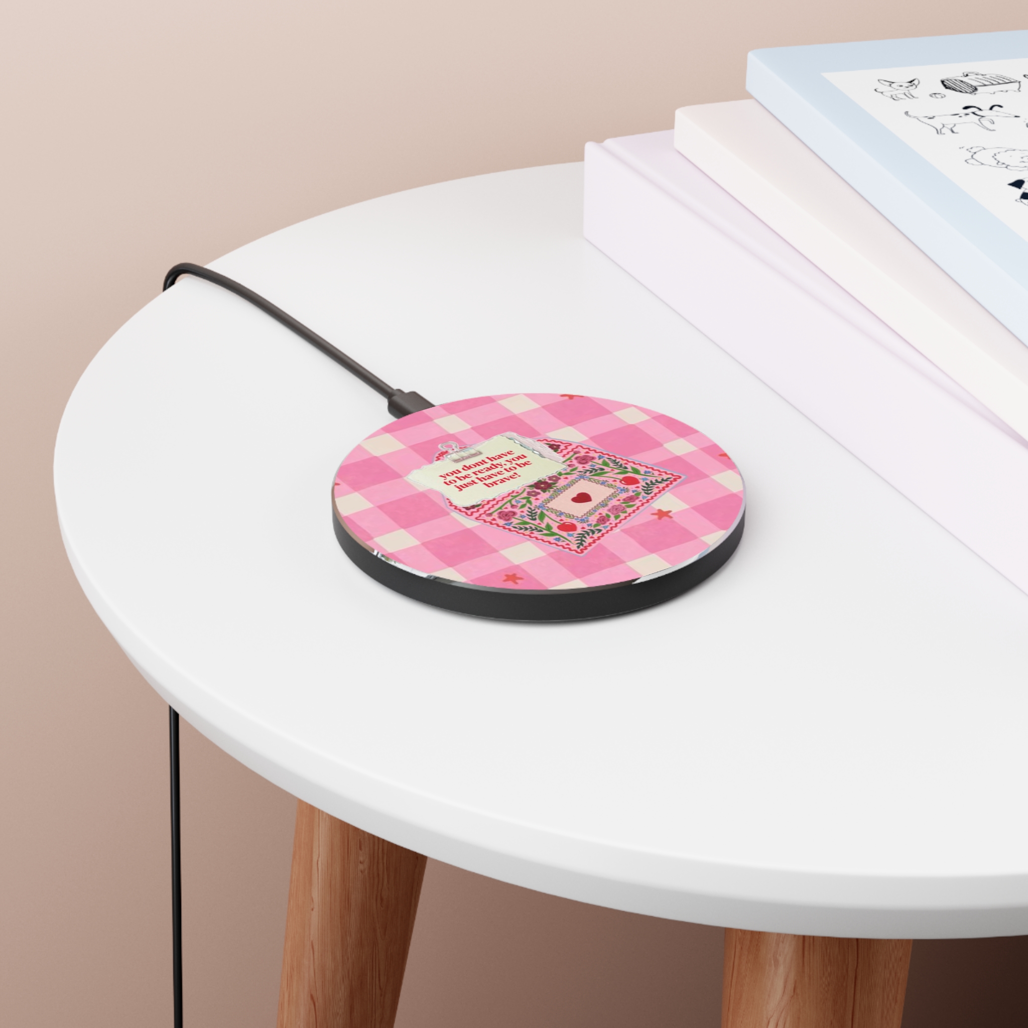 Personalized Wireless Charger, Aesthetic Charger, Convenience, Modern Charging Pad, Fast Qi Charger, Desk Accessory, Custom Birthday Gift ideas product thumbnail image Personalized Wireless Charger, Aesthetic Charger, Convenience, Modern Charging Pad, Fast Qi Charger, Desk Accessory, Custom Birthday Gift ideas product thumbnail image