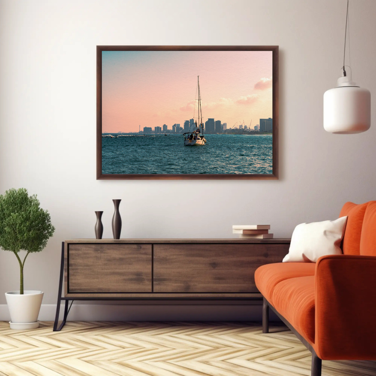 Coastal Sunset Fine Art Print, Beach Decor, Nautical Wall Art, Home Decoration, Gift for Art Lovers