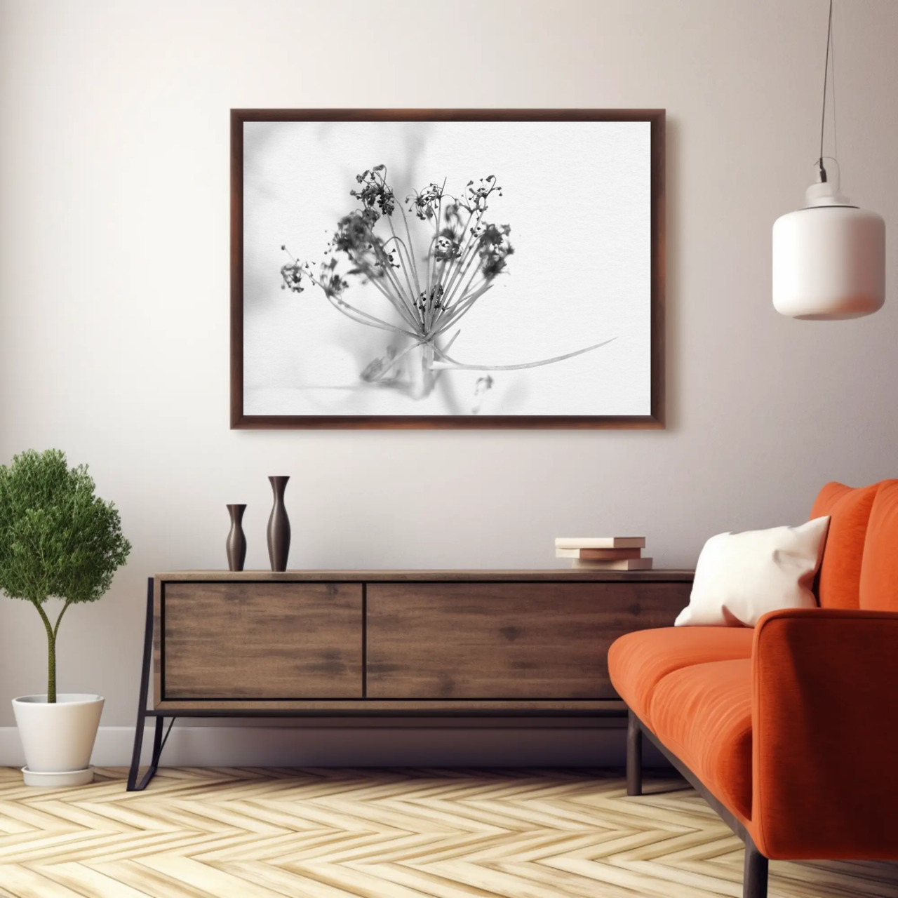 Elegant Black and White Flower Art Print, Framed Wall Decor, Botanical Home Decor, Minimalist Artwork, Gift for Nature Lovers product thumbnail image Elegant Black and White Flower Art Print, Framed Wall Decor, Botanical Home Decor, Minimalist Artwork, Gift for Nature Lovers product thumbnail image