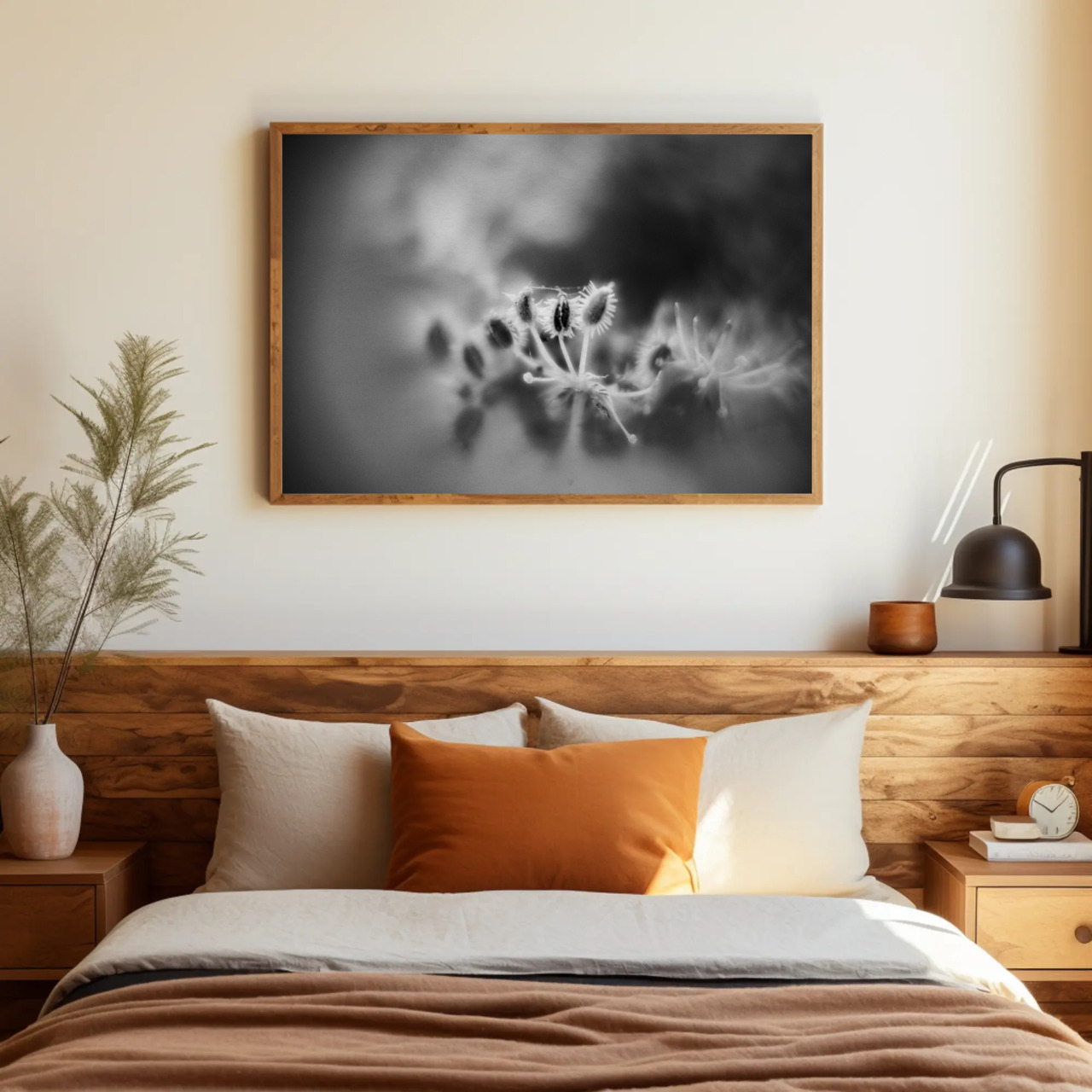 Elegant Black and White Fine Art Prints (Passepartout Frame) for Home Decor, Wall Art, Gift, Minimalist Decor, Photography product thumbnail image