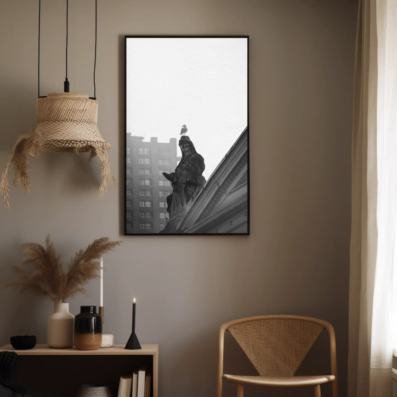 Elegant Framed Art Print, Black and White Wall Decor, Modern Home Artwork, Gallery Style Framed Print, Unique Gift Idea product thumbnail image Elegant Framed Art Print, Black and White Wall Decor, Modern Home Artwork, Gallery Style Framed Print, Unique Gift Idea product thumbnail image