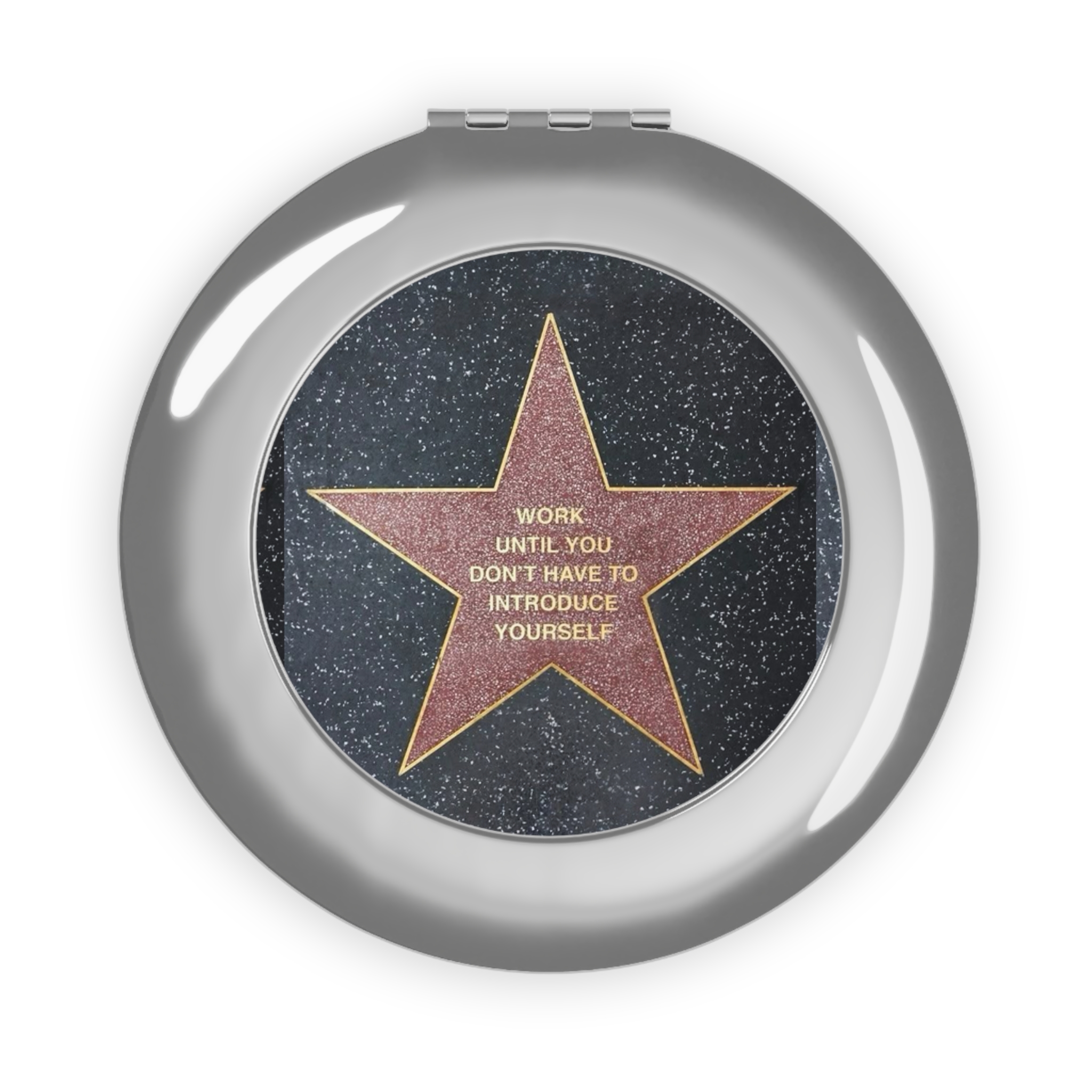 Personalized Compact Travel Mirror, Portable Set, Aesthetic Travel Accessory, Pocket Mirror, Stylish Cosmetic, Traveler Essentials, Gift for Her product thumbnail image