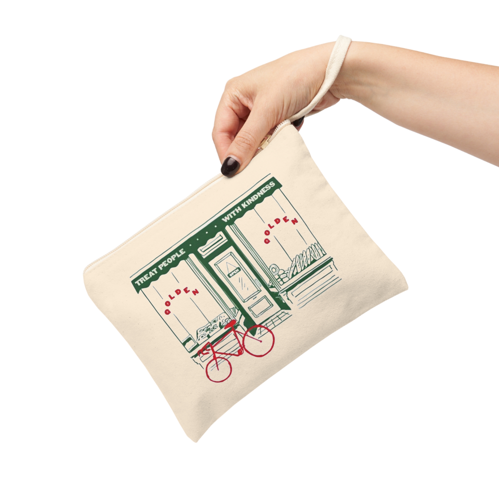 Personalized Zipper Pouch, 100% Cotton Canvas, Travel Accessory Essentials, Makeup Bag, Travel Organizer, Eco-Friendly Storage, Tote, Gift for Her