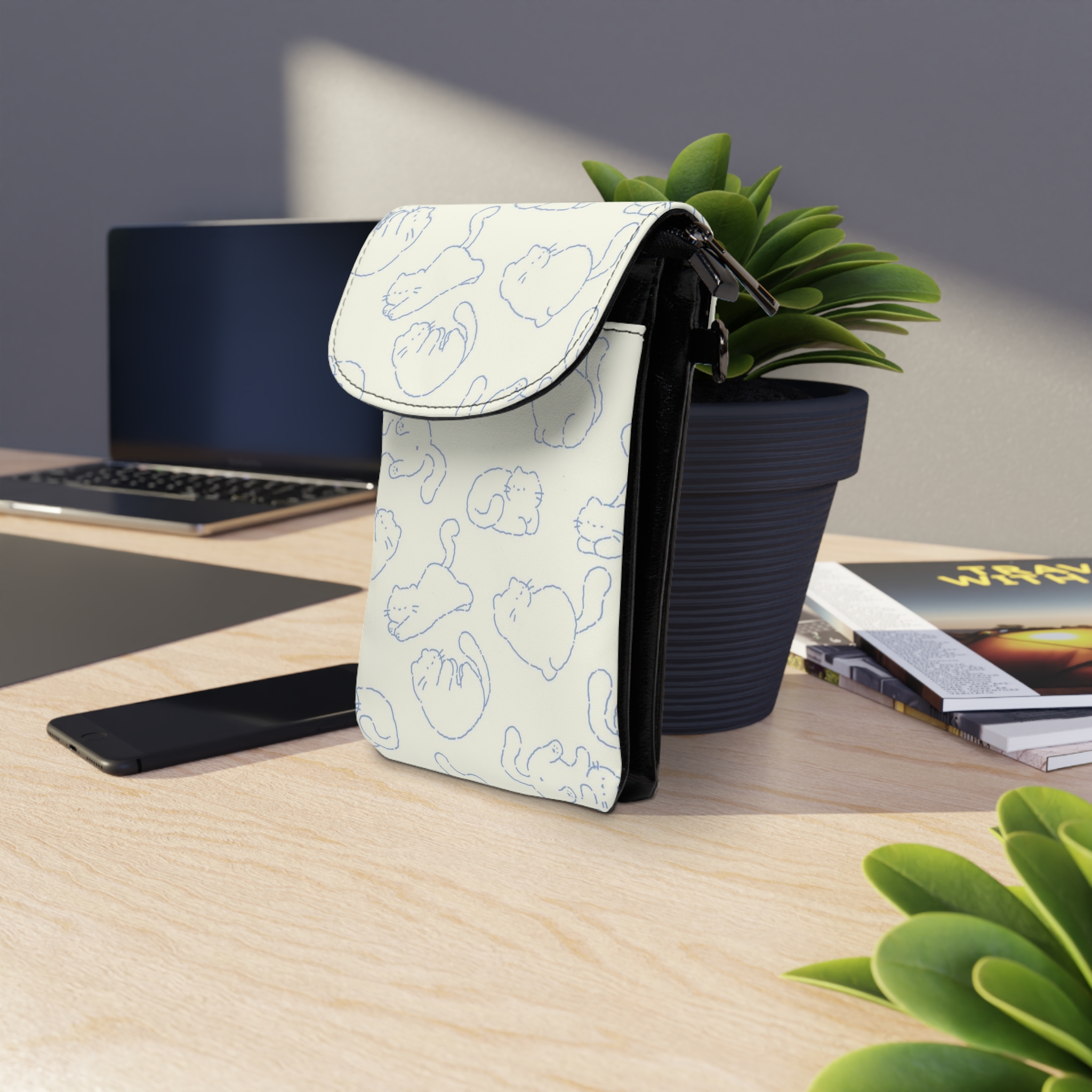 Personalized Small Wallet with Adjustable Strap, 100% Microfiber Leather, Travel Accessory, Keys, Cell Phone, Passport Wallet, Light-weight, Custom Gift ideas product thumbnail image Personalized Small Wallet with Adjustable Strap, 100% Microfiber Leather, Travel Accessory, Keys, Cell Phone, Passport Wallet, Light-weight, Custom Gift ideas product thumbnail image
