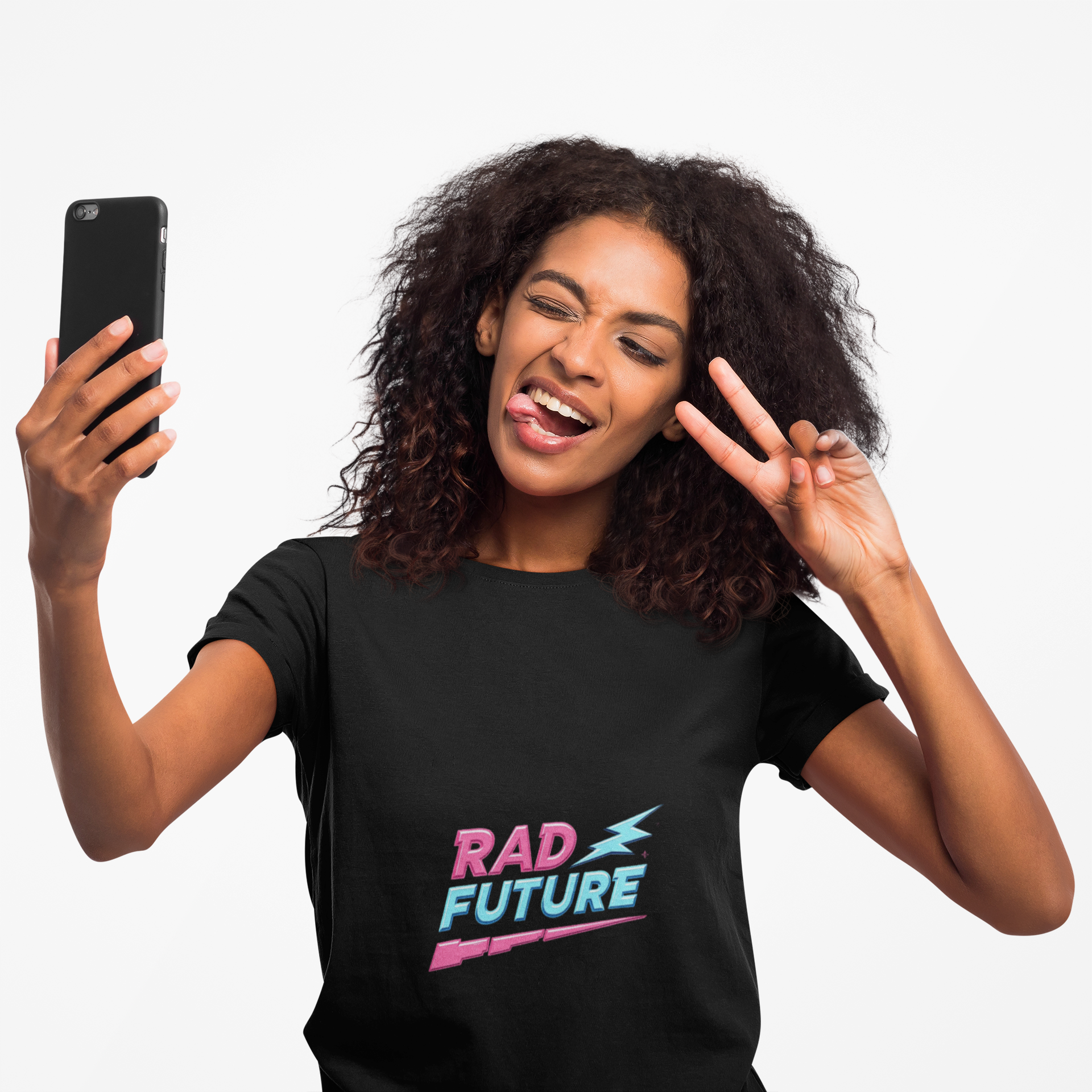 Retro Graphic Tee - RAD FUTURE, Casual Unisex Shirt, Vintage Style Top, Streetwear Essential, Gift for Trendsetters product thumbnail image