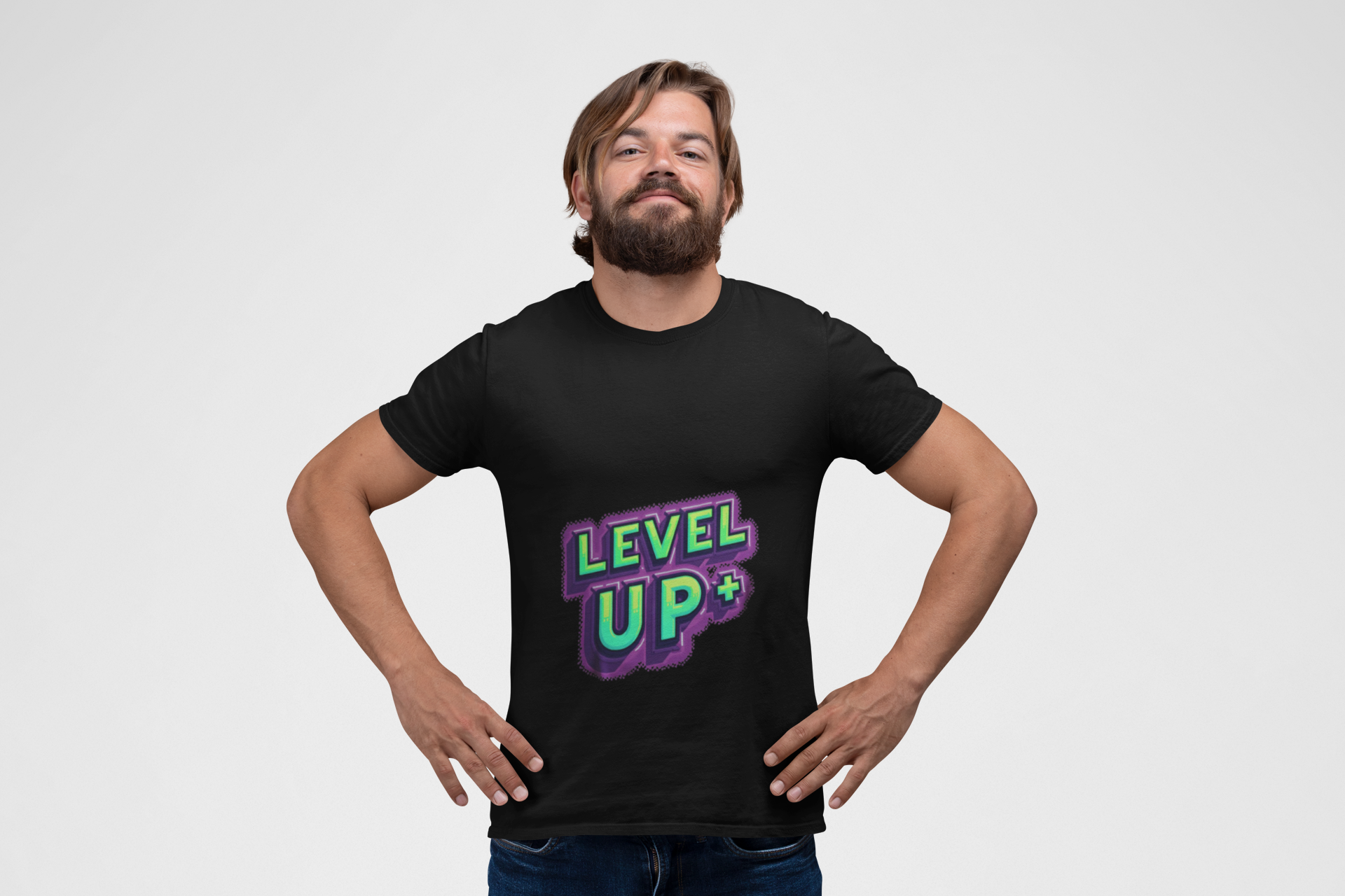 Level Up Video Game Unisex Tee product thumbnail image