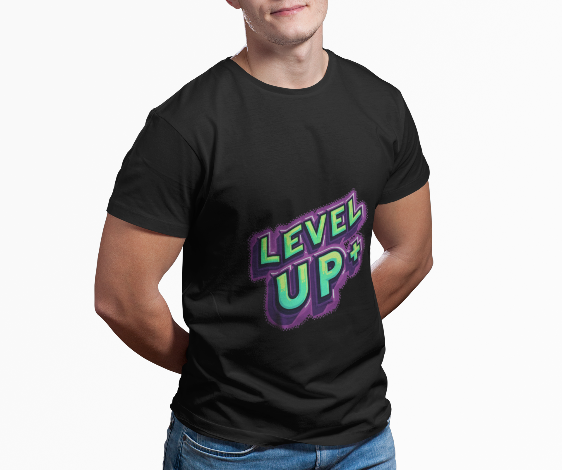 Level Up Video Game Unisex Tee product thumbnail image