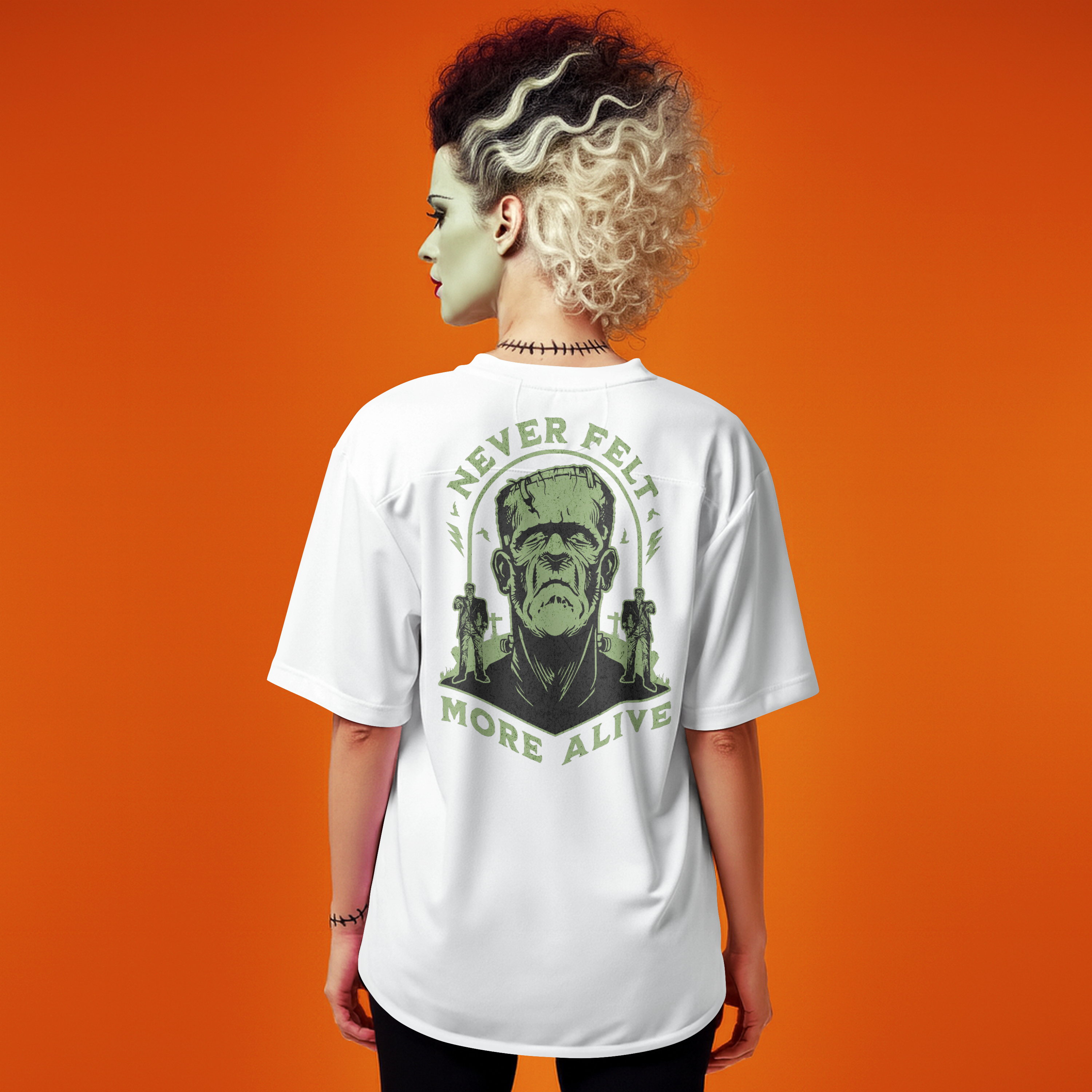 Unisex Heavy Cotton Tee with Spooky Vibes - Ghost Gear Collective, Halloween Shirt, Horror Fan Tee, Graphic Tee, Costume Party Top product thumbnail image Unisex Heavy Cotton Tee with Spooky Vibes - Ghost Gear Collective, Halloween Shirt, Horror Fan Tee, Graphic Tee, Costume Party Top product thumbnail image