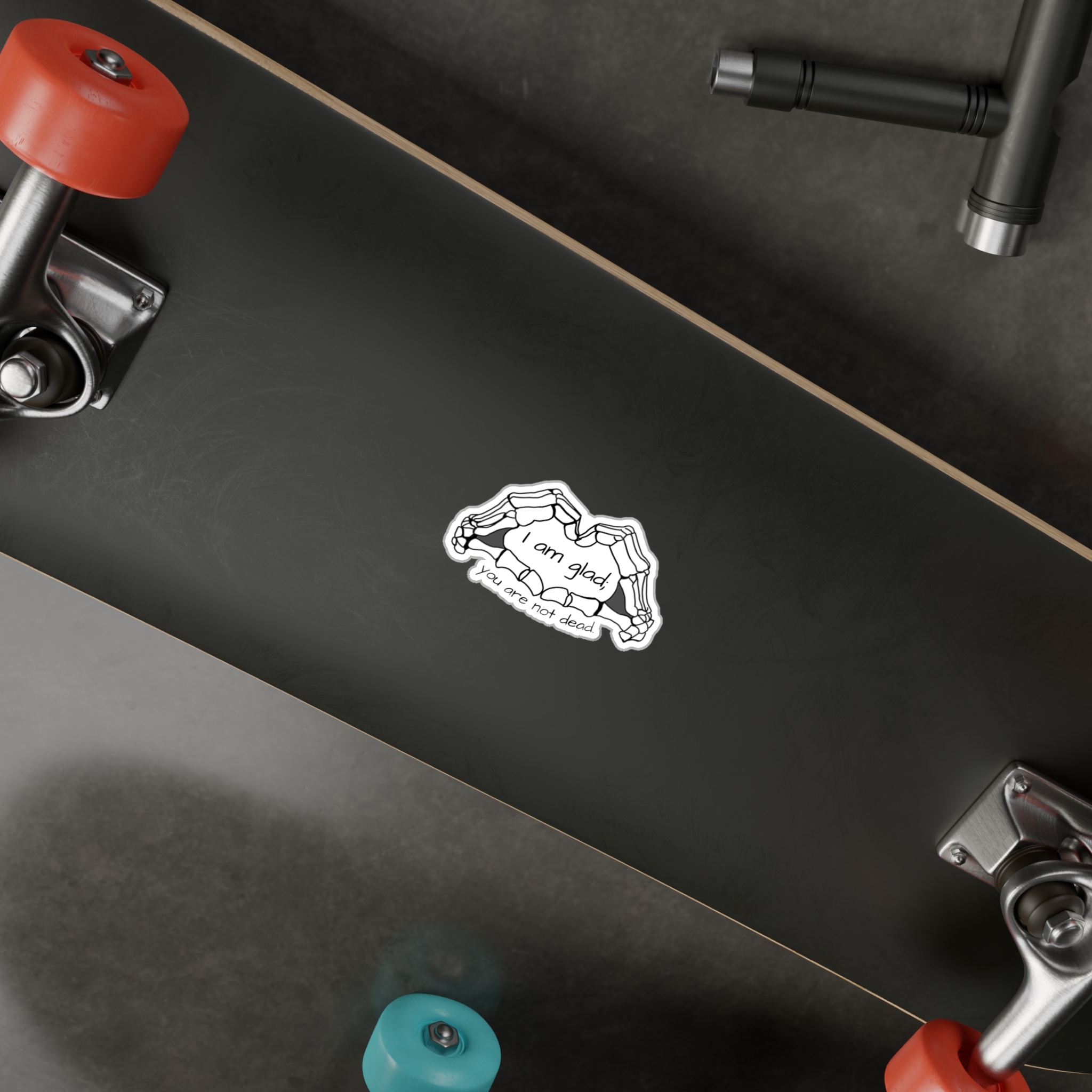 Skeleton Heart Sticker | Fall Collection product thumbnail image