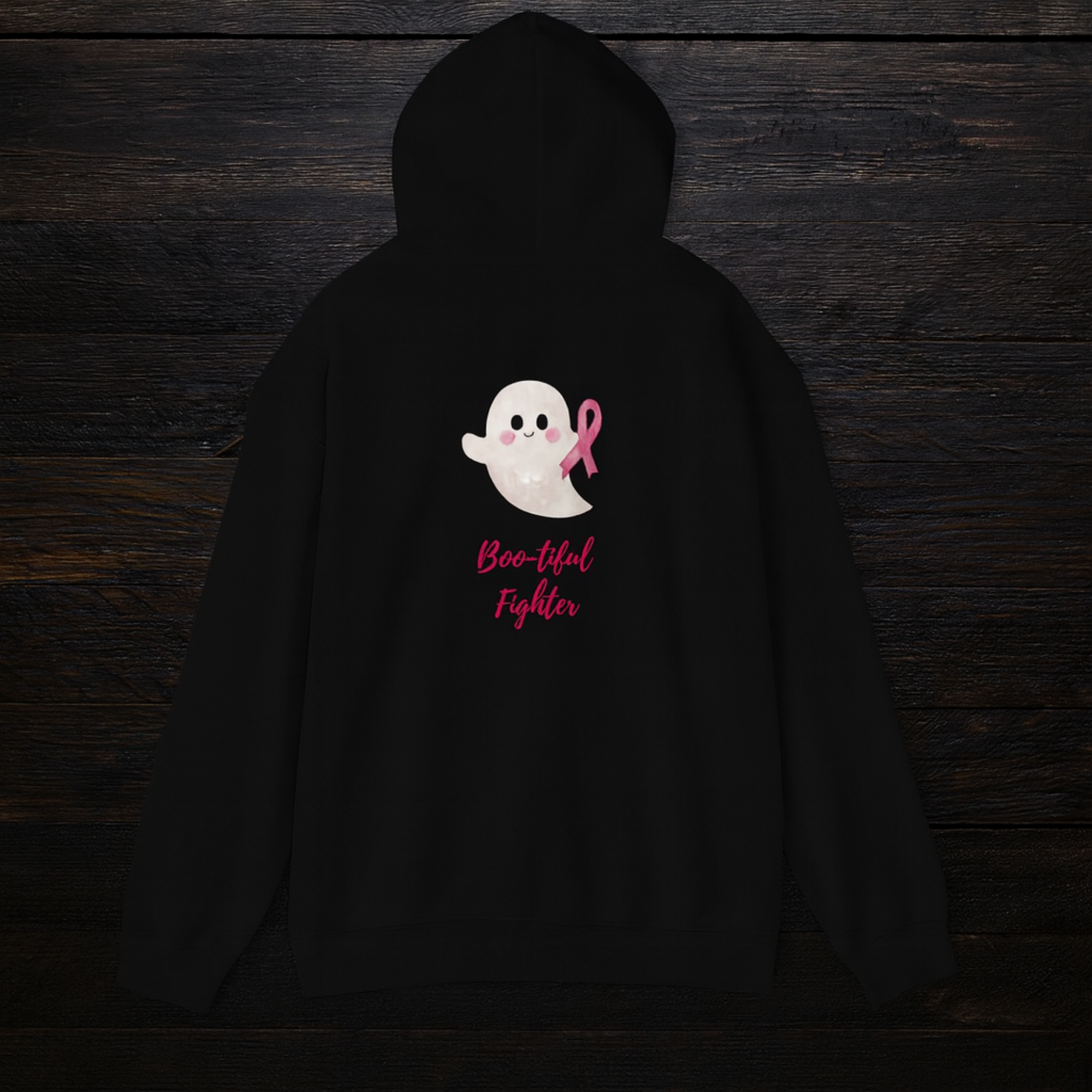 Inspirational Ghost Hoodie, Breast Cancer Awareness Sweatshirt, Comfortable Unisex Hoodie, Gift for Supporters, Cozy Fashion product thumbnail image Inspirational Ghost Hoodie, Breast Cancer Awareness Sweatshirt, Comfortable Unisex Hoodie, Gift for Supporters, Cozy Fashion product thumbnail image