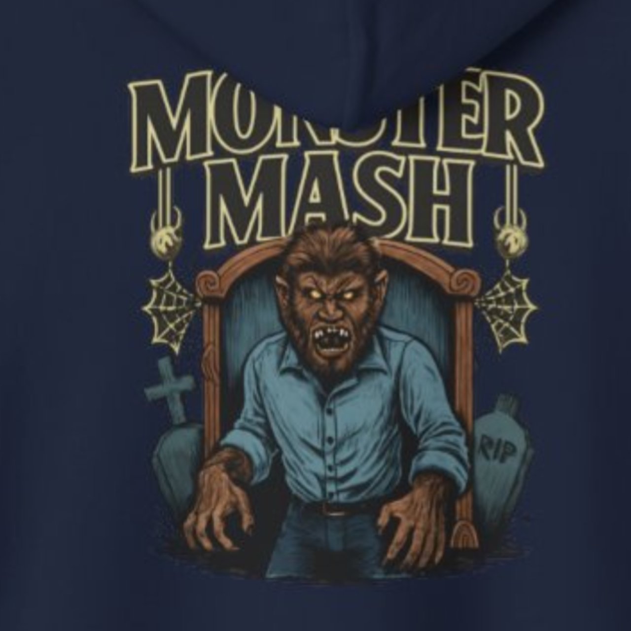 Monster Mash Hoodie | Halloween Classic Monsters Sweatshirt, Cozy Fall Attire, Vintage Wear, Comfortable Casual Fashion, Spooky Gift Idea