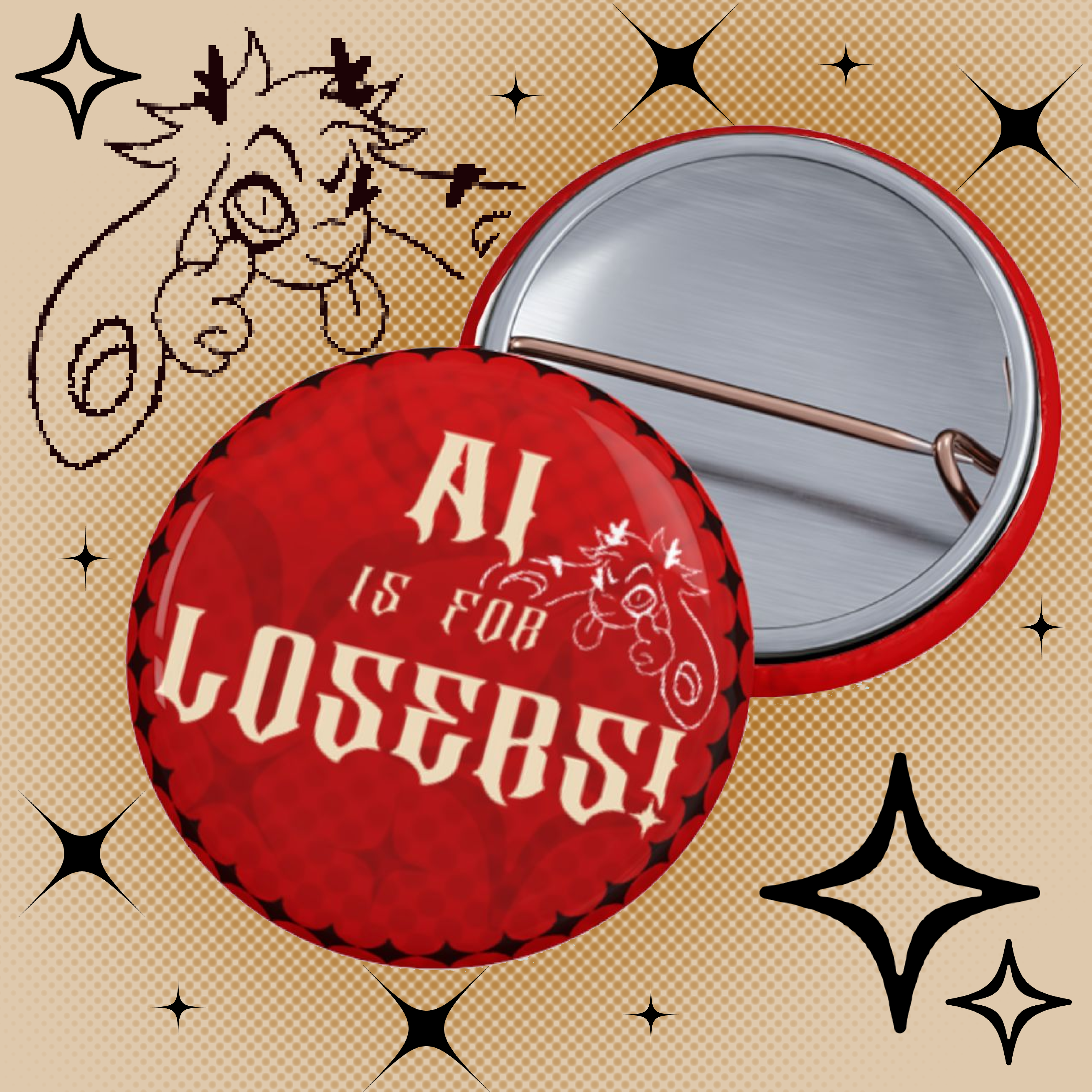 Al is for Losers - Pin product thumbnail image Al is for Losers - Pin product thumbnail image