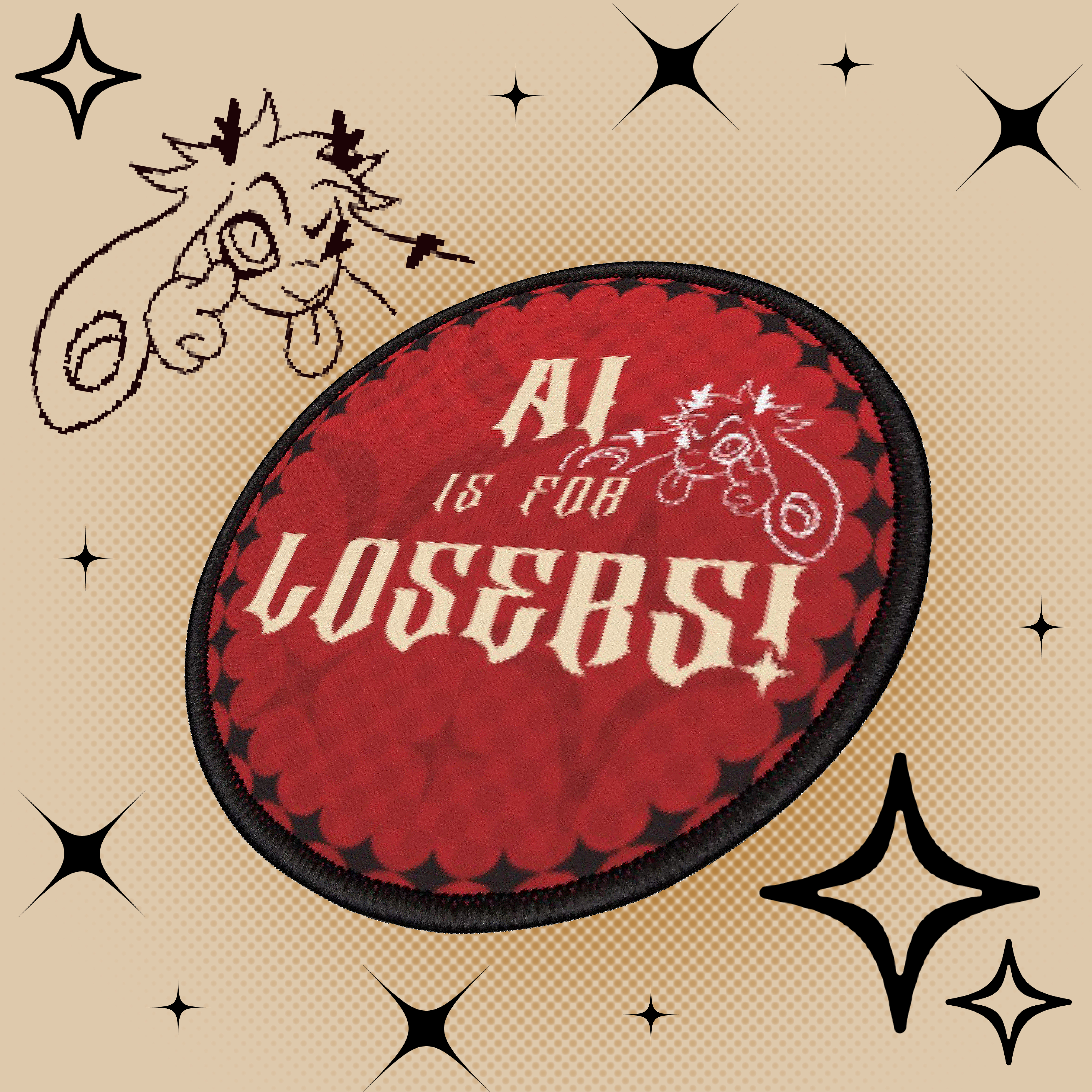 Al is for Losers - Iron-On Patch