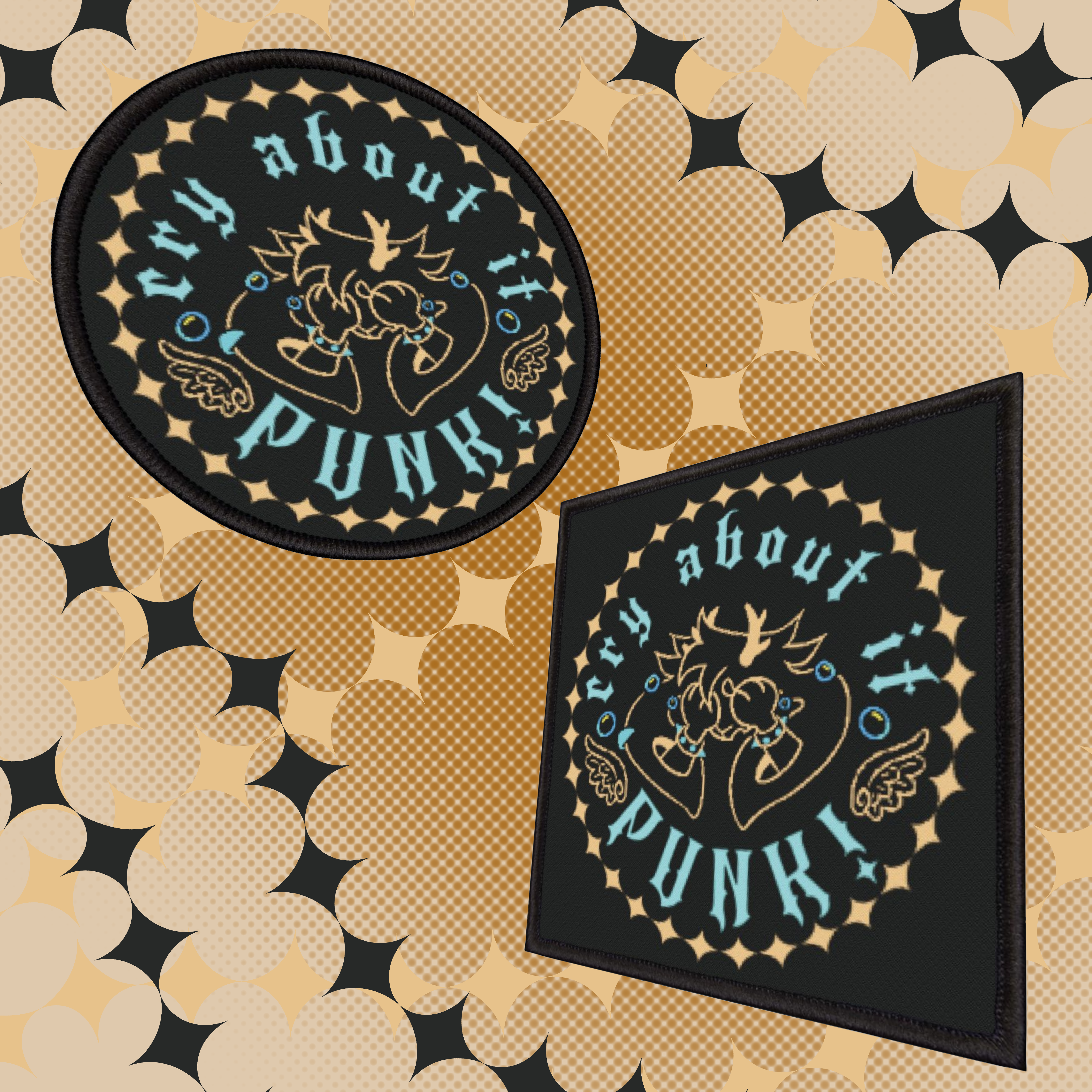 Cry About It Punk! - Iron-On Patch product thumbnail image