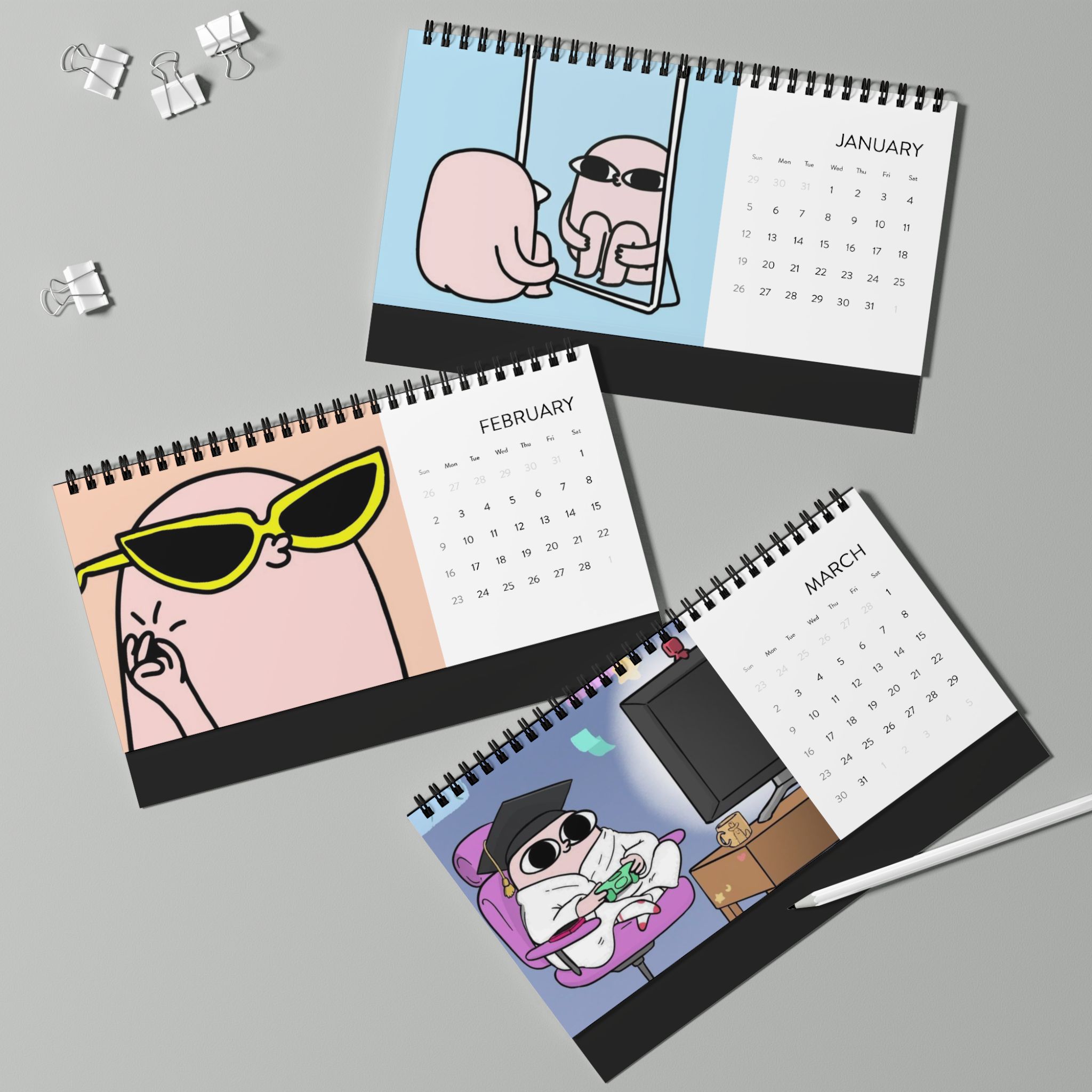 Personalized Desktop Calendar 2026, Yearly Planner, Desktop Calendar, Home Office, Desk Decor, New Year, Reminder, Teachers, Custom Gift ideas product thumbnail image Personalized Desktop Calendar 2026, Yearly Planner, Desktop Calendar, Home Office, Desk Decor, New Year, Reminder, Teachers, Custom Gift ideas product thumbnail image