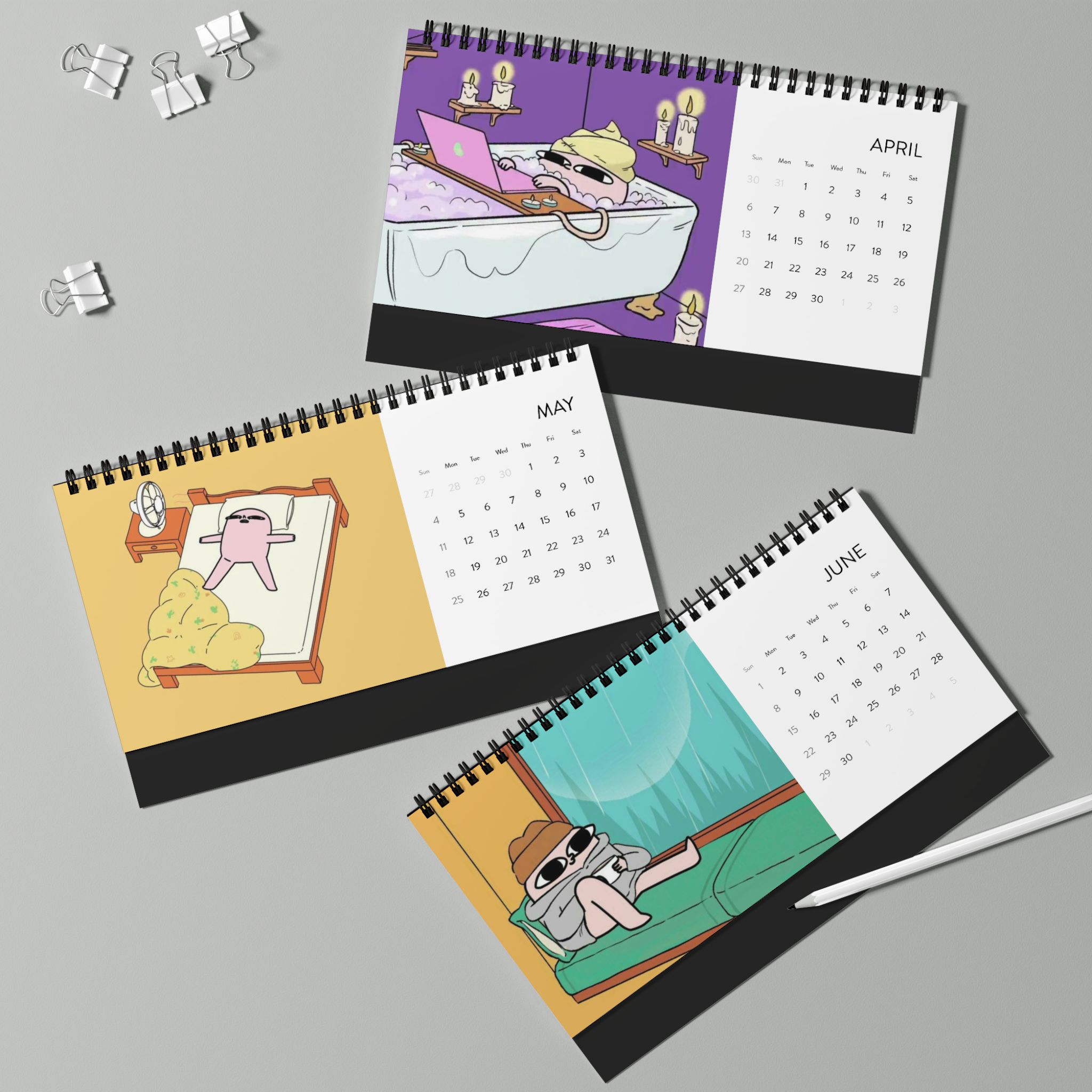 Personalized Desktop Calendar 2026, Yearly Planner, Desktop Calendar, Home Office, Desk Decor, New Year, Reminder, Teachers, Custom Gift ideas