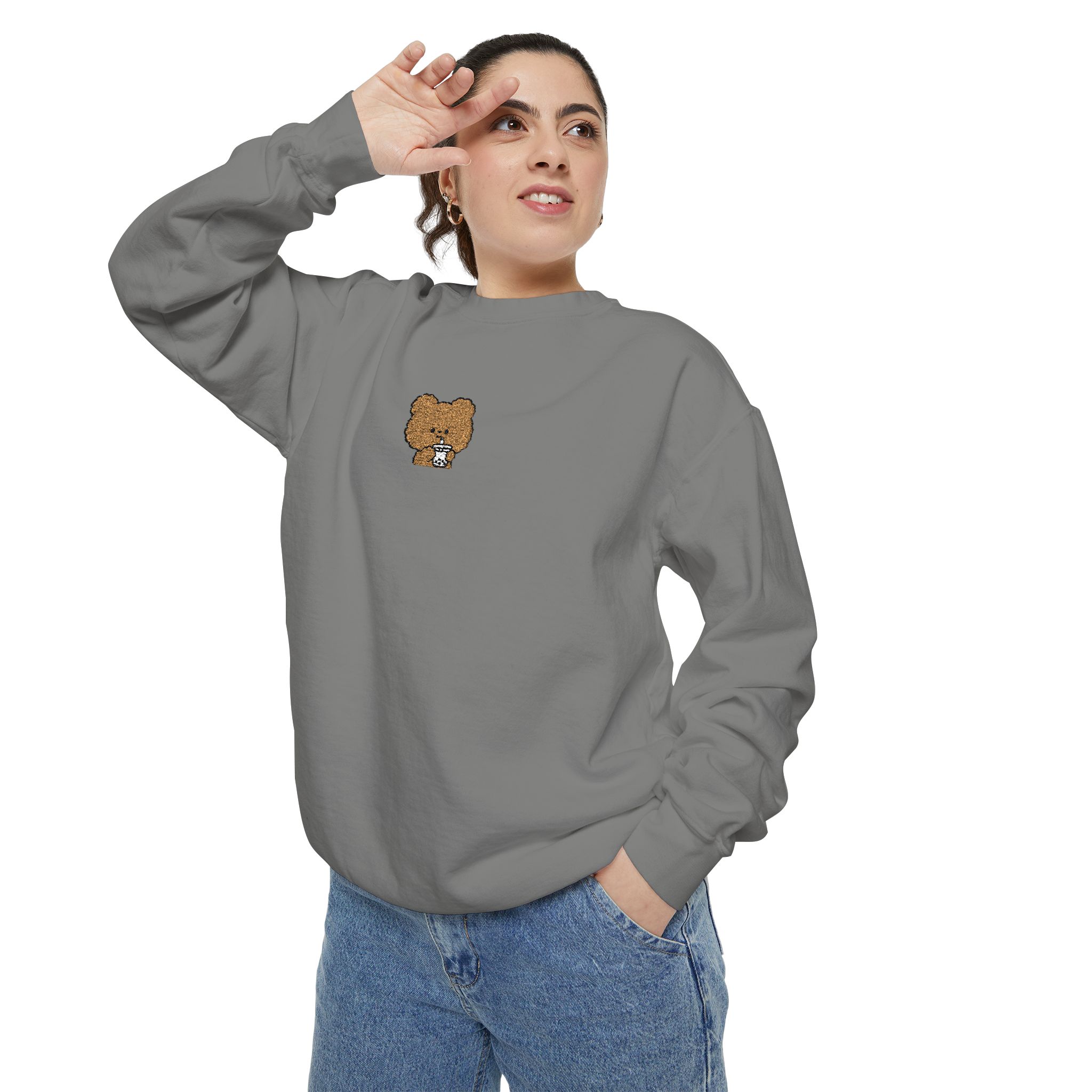 Personalized Embroidery Garment-Dyed Sweatshirt, Soft Fabrics, Trendy, Comfort Wear, Weekends Apparel, Cozy, Birthdays Gift for Her/Him product thumbnail image Personalized Embroidery Garment-Dyed Sweatshirt, Soft Fabrics, Trendy, Comfort Wear, Weekends Apparel, Cozy, Birthdays Gift for Her/Him product thumbnail image
