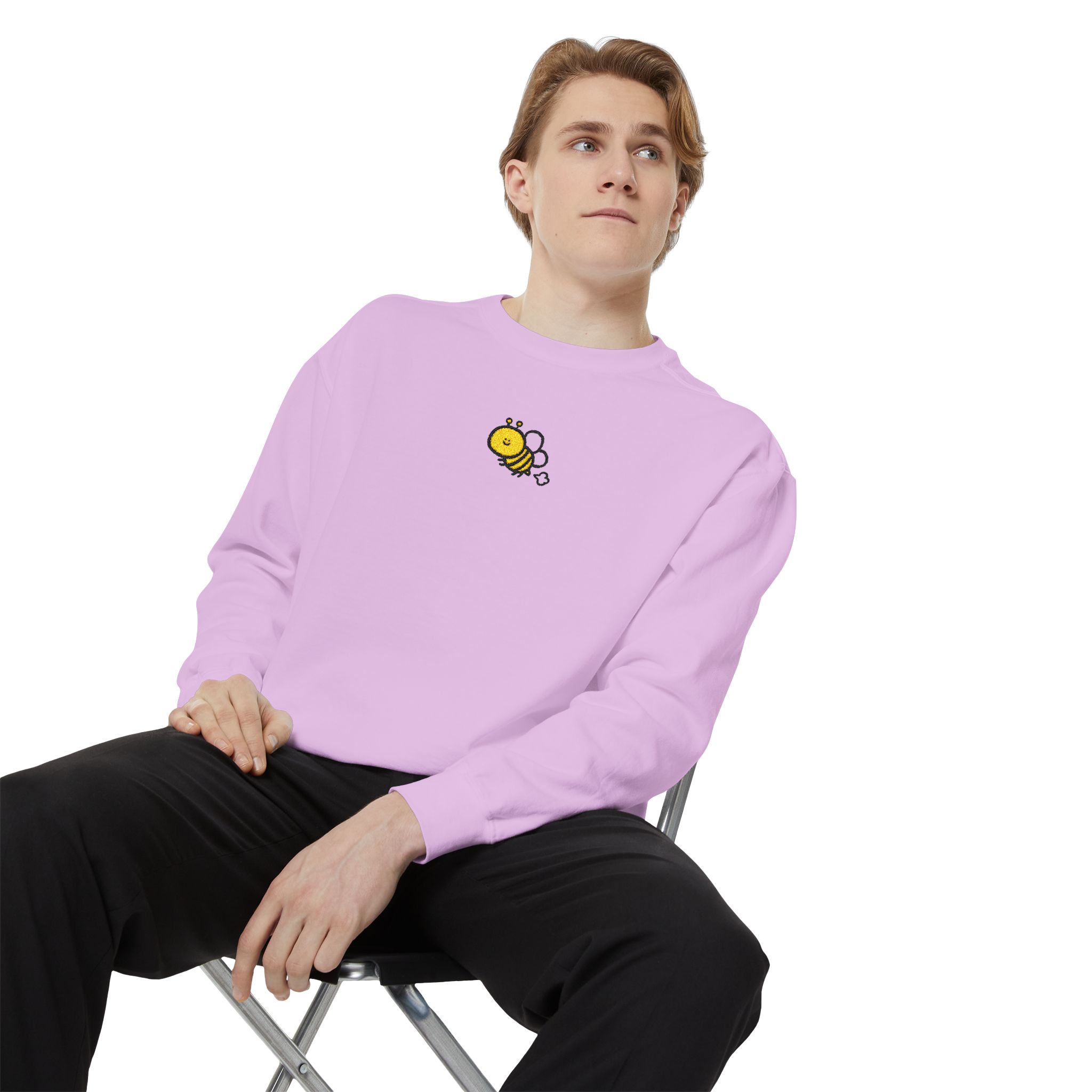 Personalized Embroidery Garment-Dyed Sweatshirt, Soft Fabrics, Trendy, Comfort Wear, Weekends Apparel, Cozy, Birthdays Gift for Her/Him product thumbnail image Personalized Embroidery Garment-Dyed Sweatshirt, Soft Fabrics, Trendy, Comfort Wear, Weekends Apparel, Cozy, Birthdays Gift for Her/Him product thumbnail image