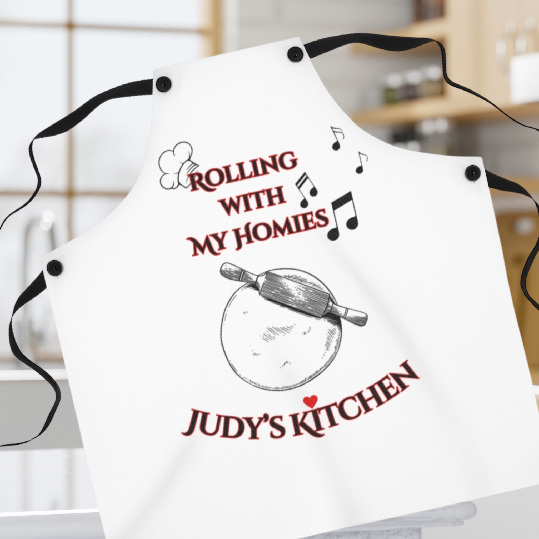 Chefs Apron - Rolling With My Homies product thumbnail image Chefs Apron - Rolling With My Homies product thumbnail image