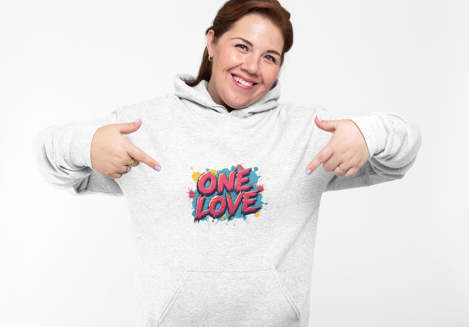 One Love Hooded Sweatshirt - Cozy Ladies product thumbnail image