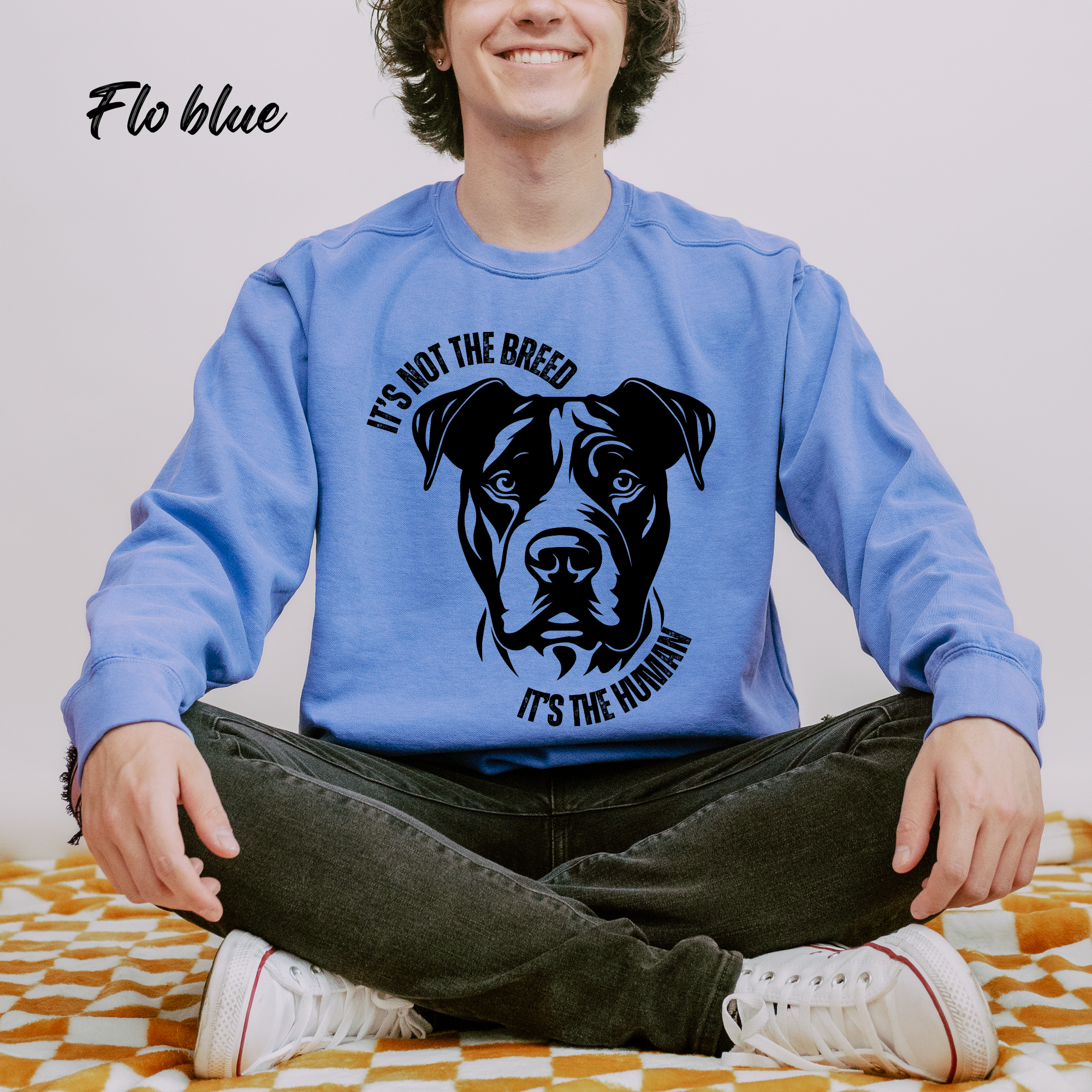 It's Not the Breed, It's the Human Pitbull Awareness Unisex Sweatshirt It's Not the Breed, It's the Human Pitbull Awareness Unisex Sweatshirt