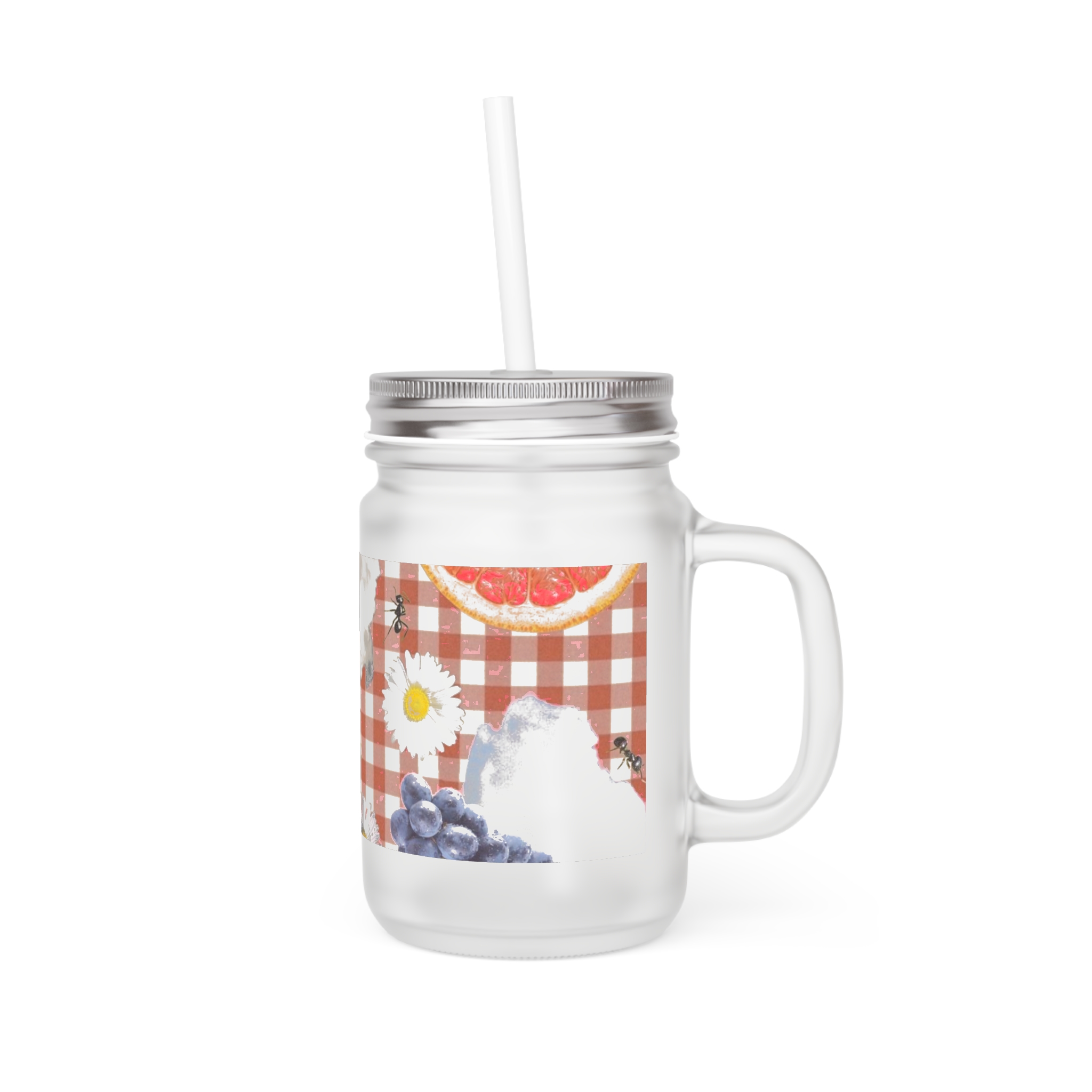 Personalized Frosted Mason Jar Mug, Drinkware, Outdoor Events, Rustic Kitchen Decor, Weddings, Parties, Birthdays, Seasonal Custom Gifts product thumbnail image Personalized Frosted Mason Jar Mug, Drinkware, Outdoor Events, Rustic Kitchen Decor, Weddings, Parties, Birthdays, Seasonal Custom Gifts product thumbnail image