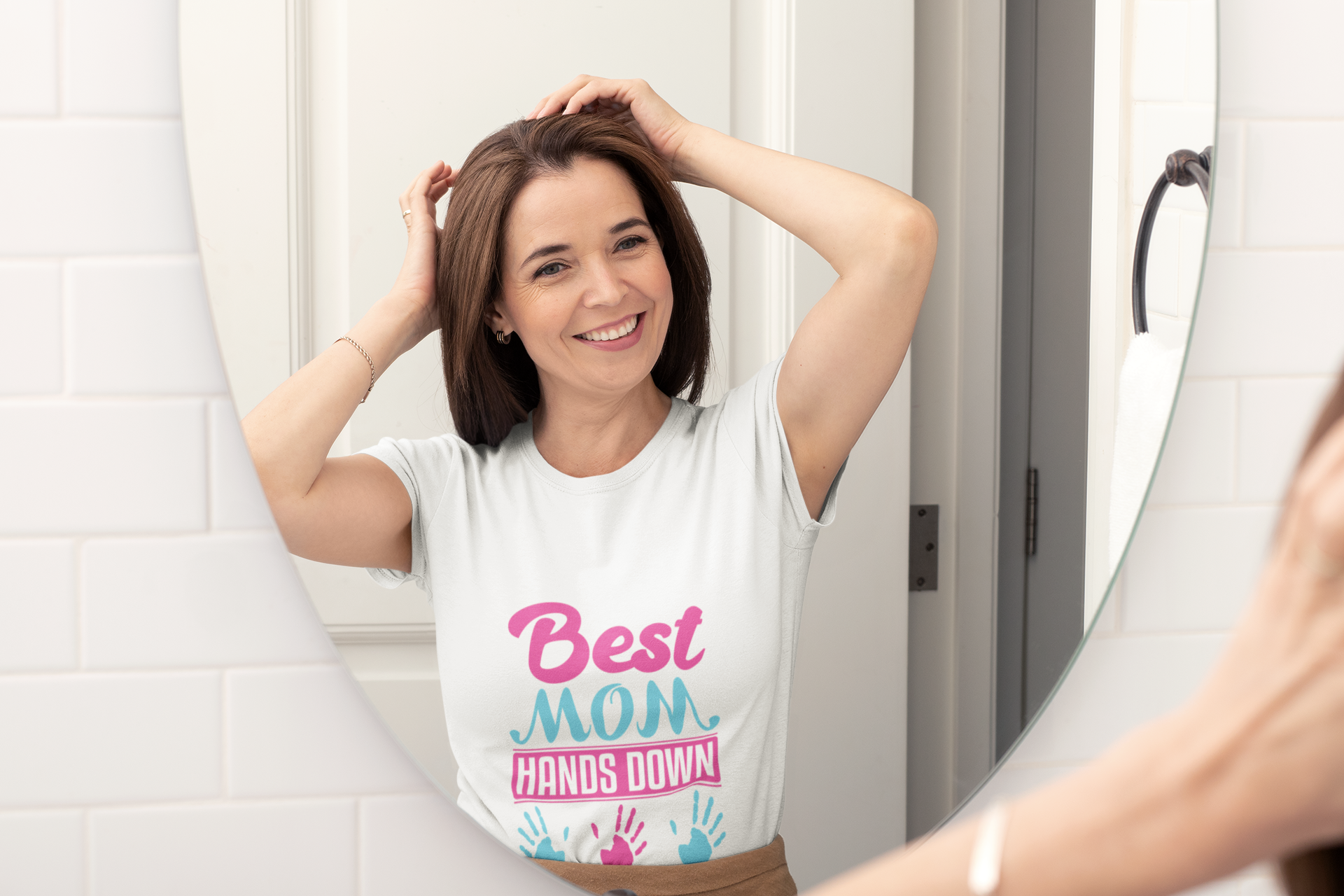 Best Mom Tee | Mother's Day Gift &amp; Celebration Shirt product thumbnail image
