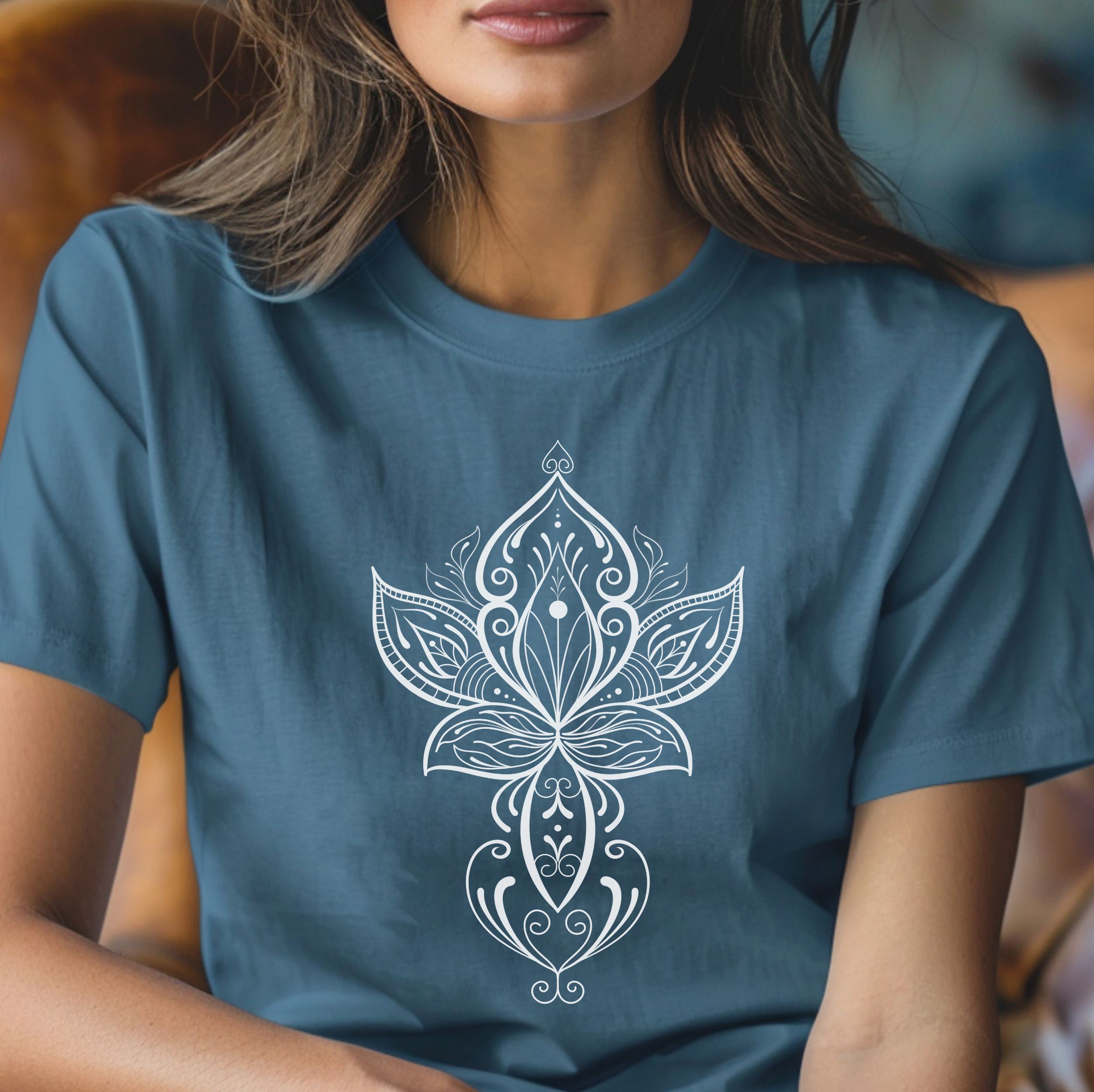 Leaf Mandala T-Shirt - Sm-4XL Leaf Mandala T-Shirt - Sm-4XL