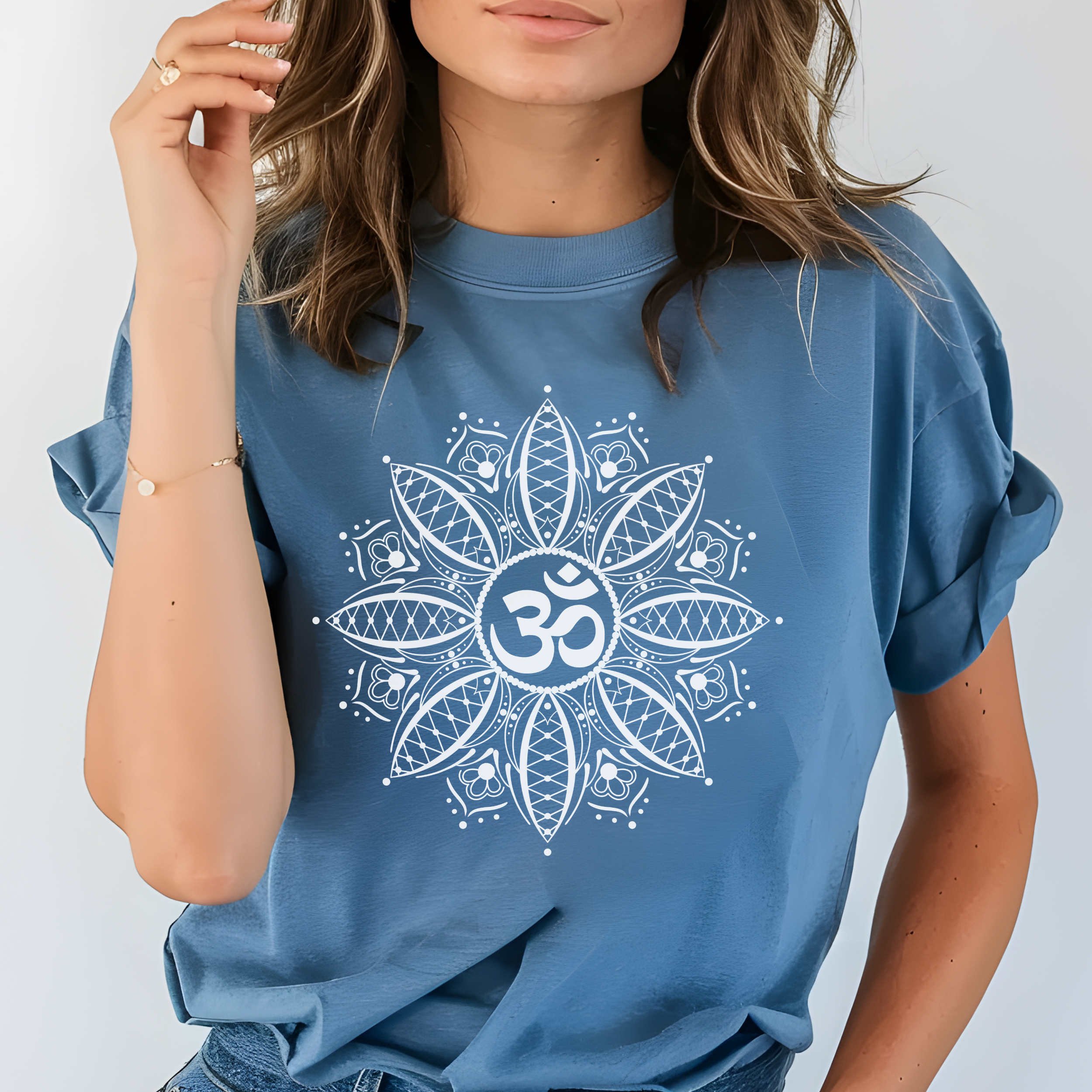 Om Mandala T-Shirt product thumbnail image Om Mandala T-Shirt product thumbnail image