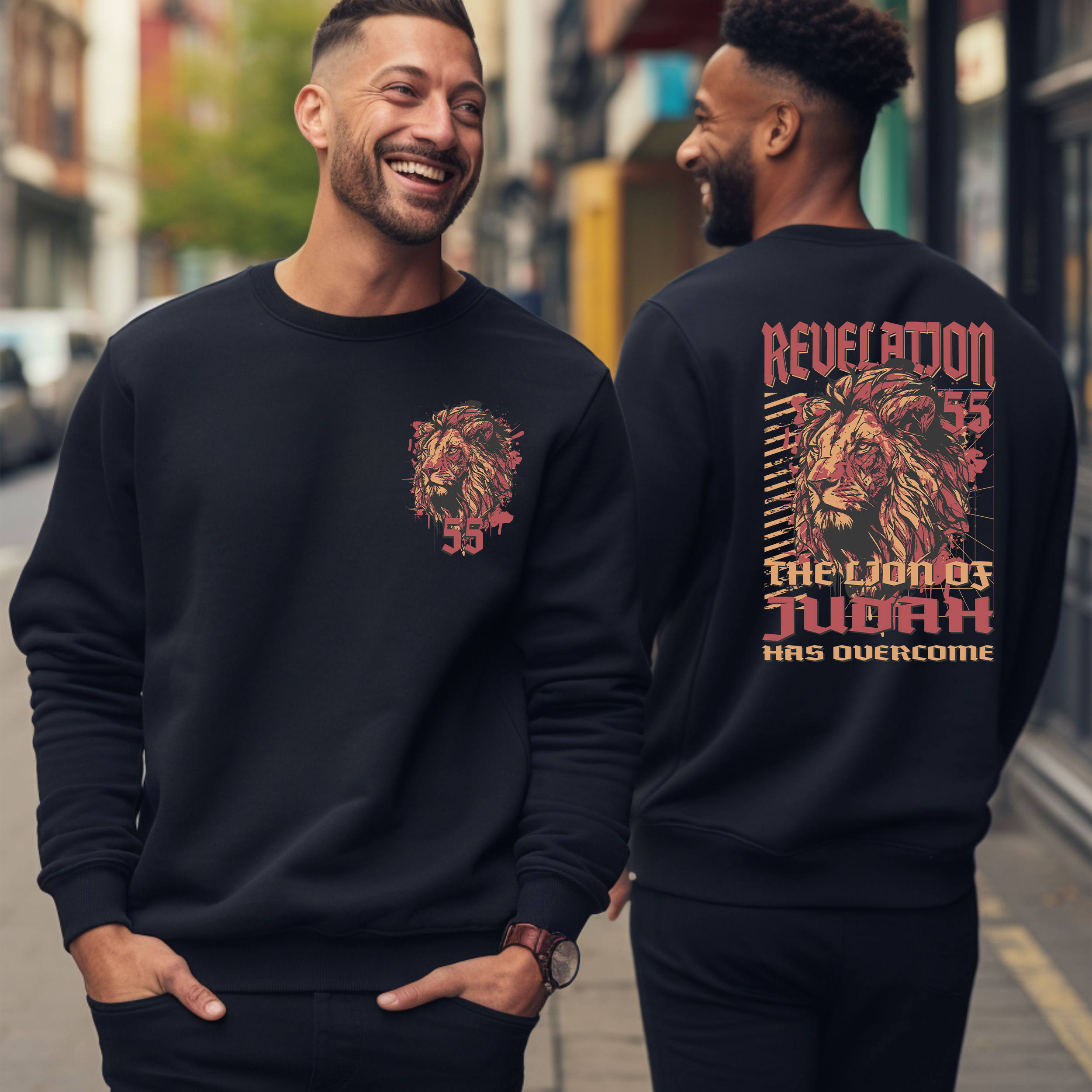 Revelation 5:5 - The Lion of Judah Has Overcome Sweatshirt product thumbnail image Revelation 5:5 - The Lion of Judah Has Overcome Sweatshirt product thumbnail image