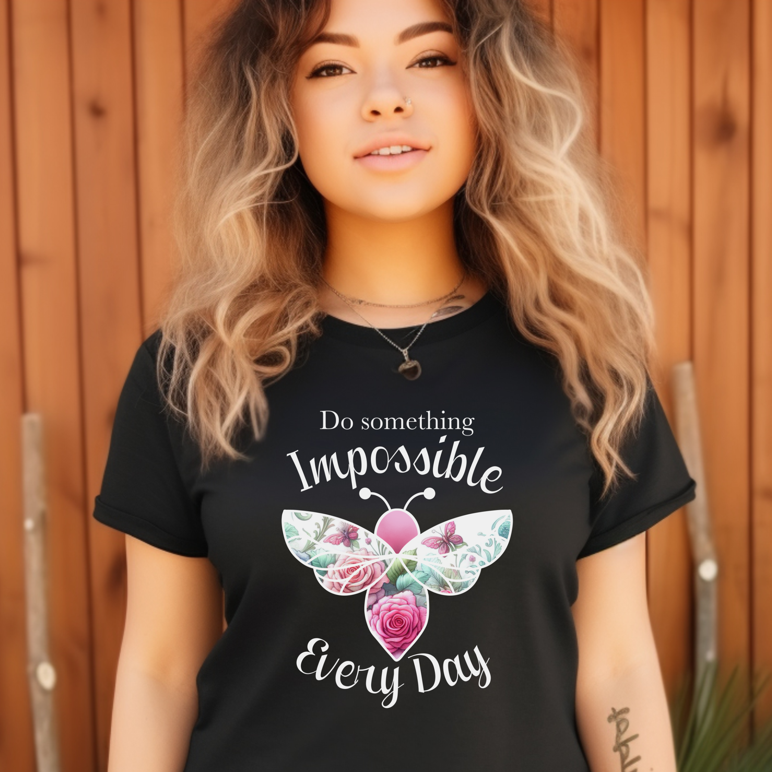 Do Something Impossible Graphic Tee - Sm-4XL product thumbnail image Do Something Impossible Graphic Tee - Sm-4XL product thumbnail image