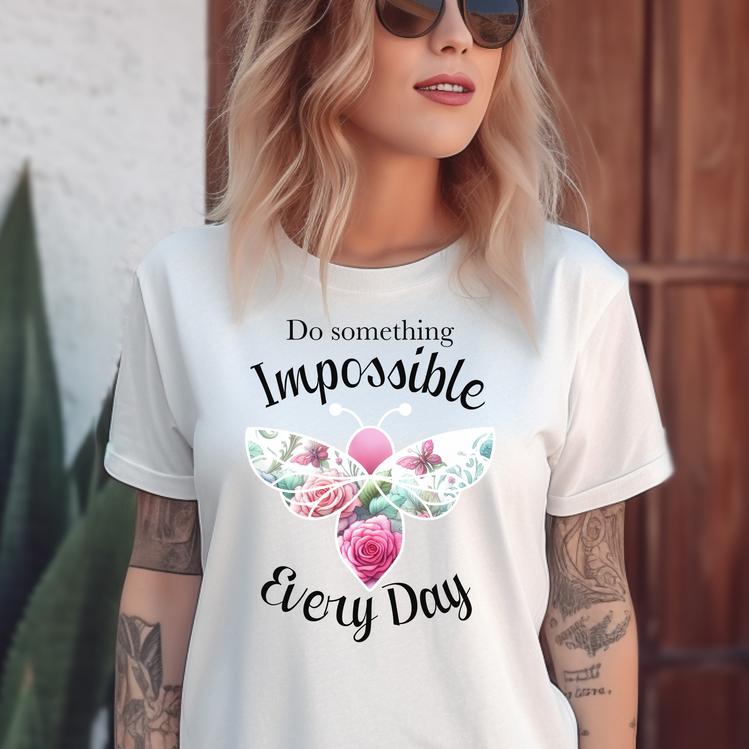 Do Something Impossible Graphic Tee - Sm-4XL product thumbnail image Do Something Impossible Graphic Tee - Sm-4XL product thumbnail image
