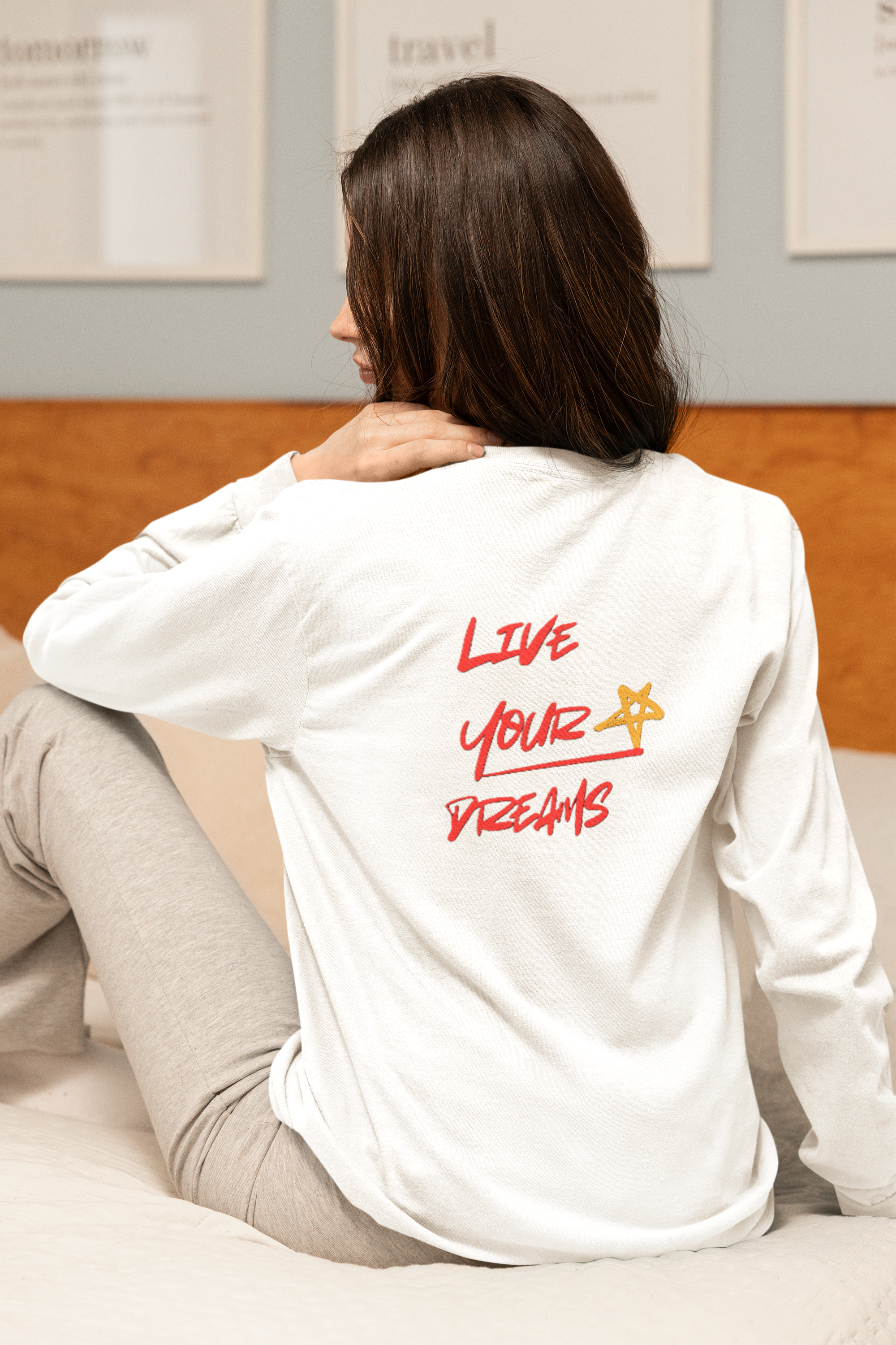 Unisex Long Sleeve T-Shirt with Motivational Design, Perfect for Active Lifestyles, Gifts for Fitness Enthusiasts, Sportswear, Casual [...] product thumbnail image