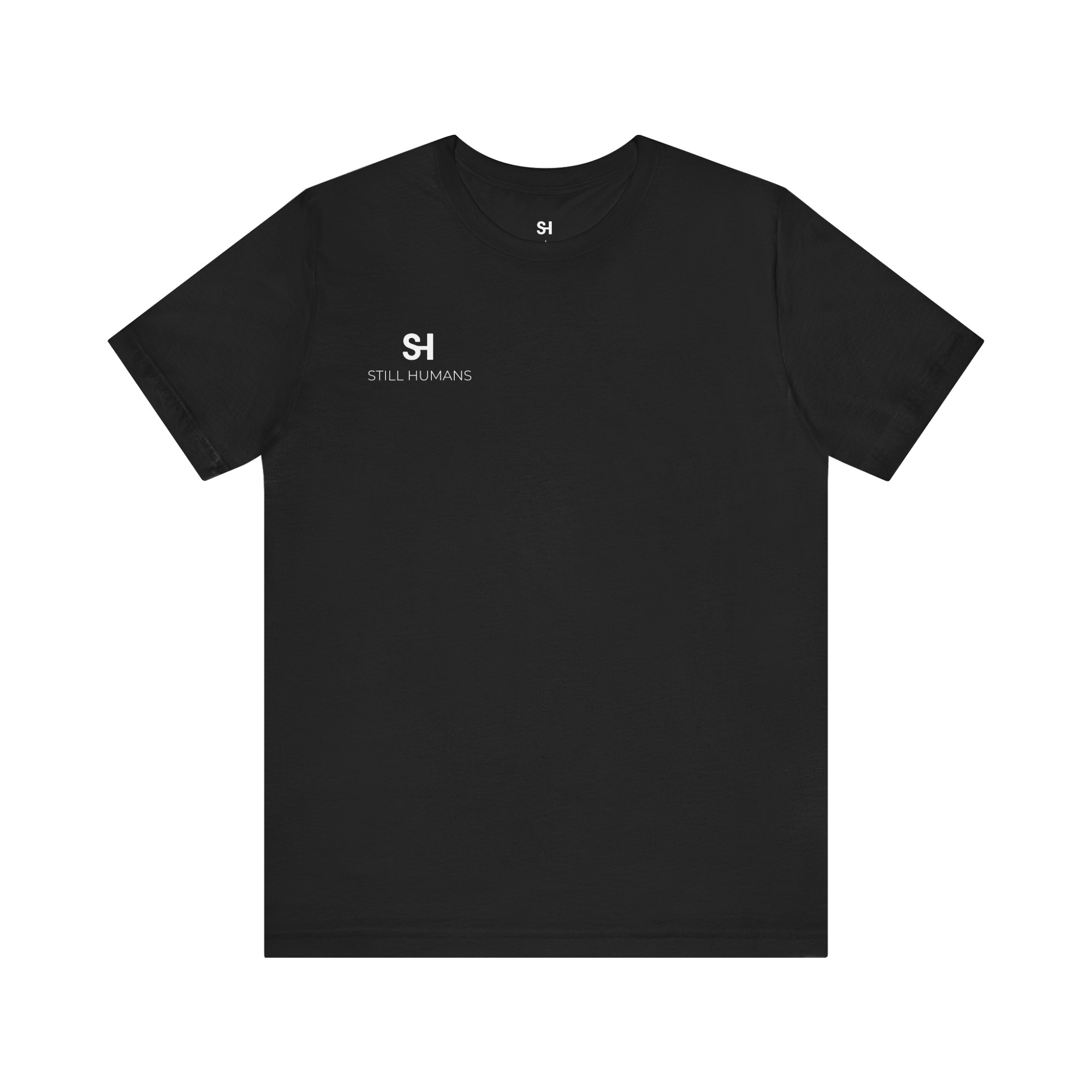 Still Humans | 'Be here now' Unisex Tee product thumbnail image Still Humans | 'Be here now' Unisex Tee product thumbnail image