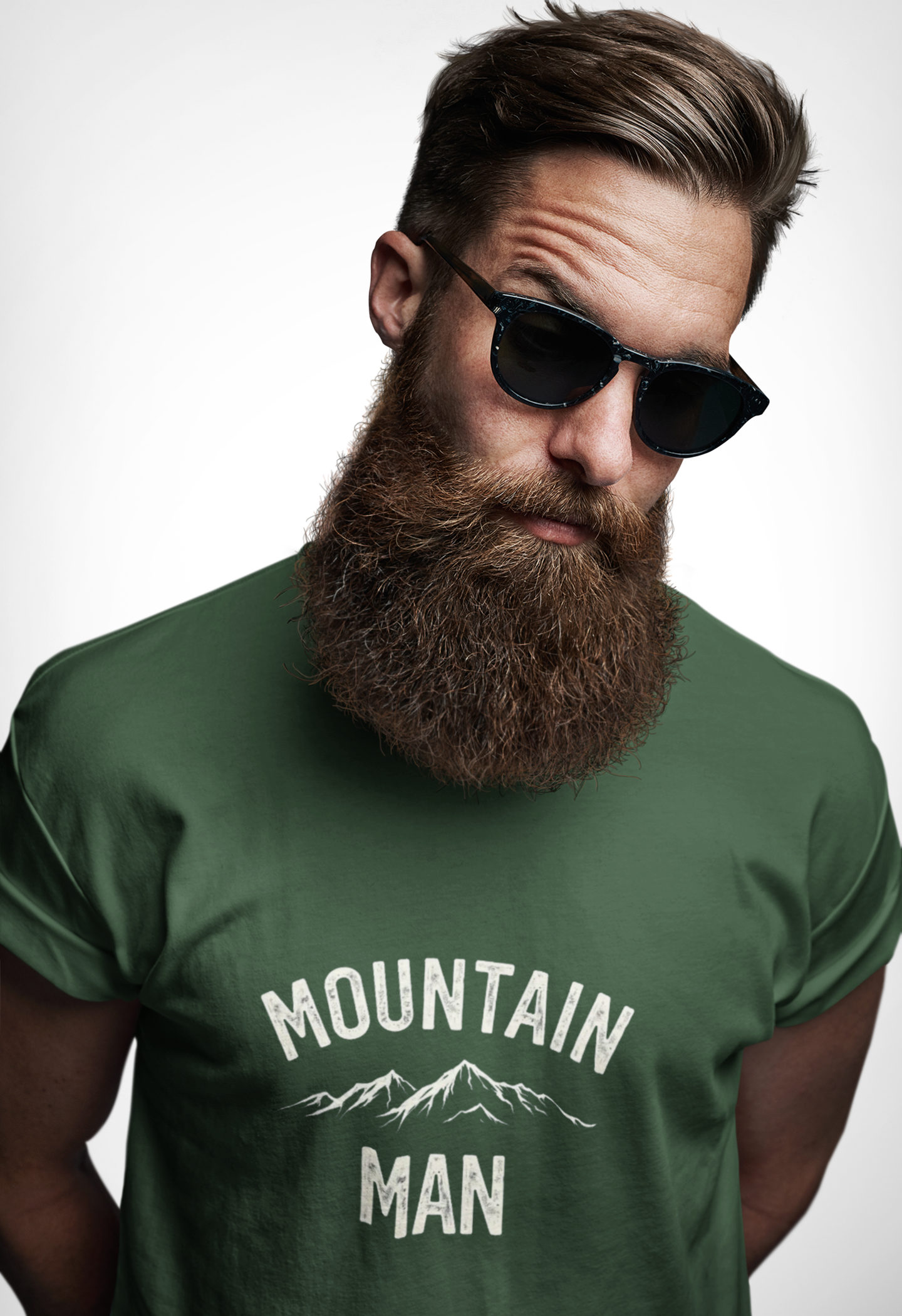 Mountain Man Heavy Cotton Tee | Outdoor Adventure Shirt for Him product thumbnail image