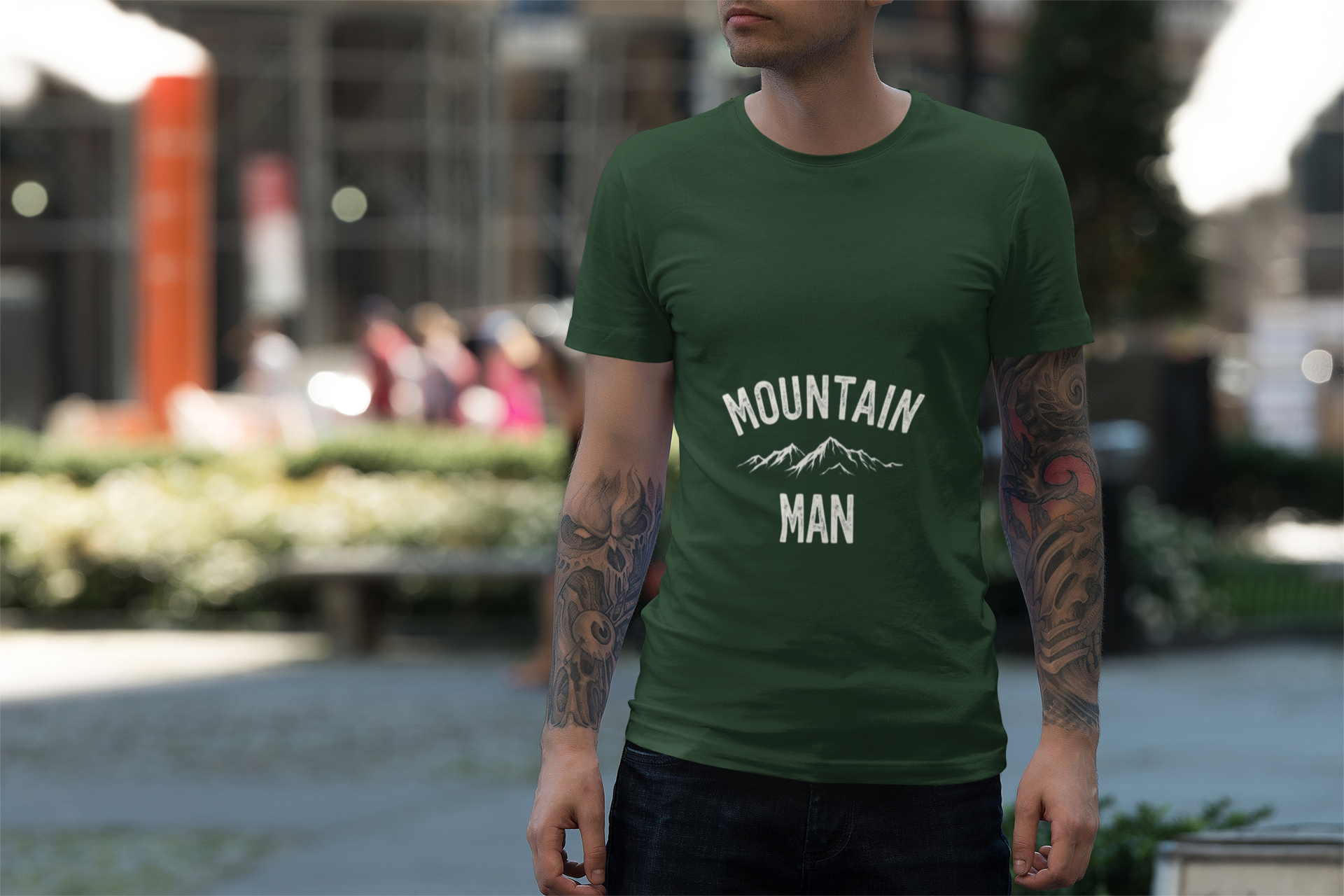 Mountain Man Heavy Cotton Tee | Outdoor Adventure Shirt for Him product thumbnail image Mountain Man Heavy Cotton Tee | Outdoor Adventure Shirt for Him product thumbnail image