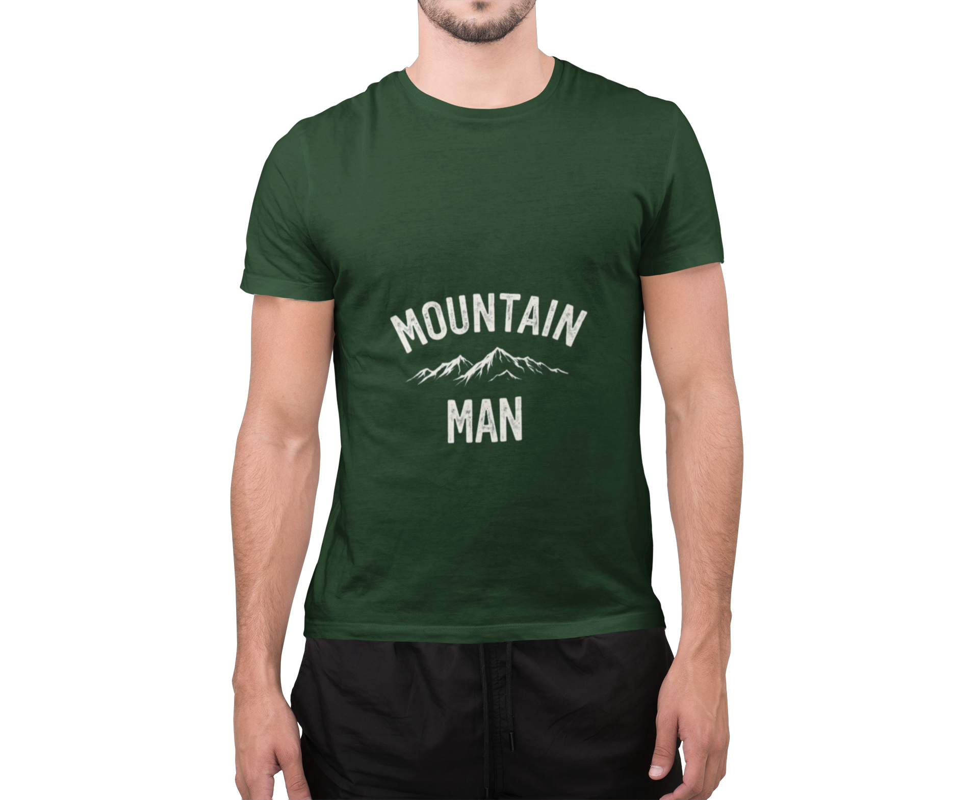 Mountain Man Heavy Cotton Tee | Outdoor Adventure Shirt for Him product thumbnail image