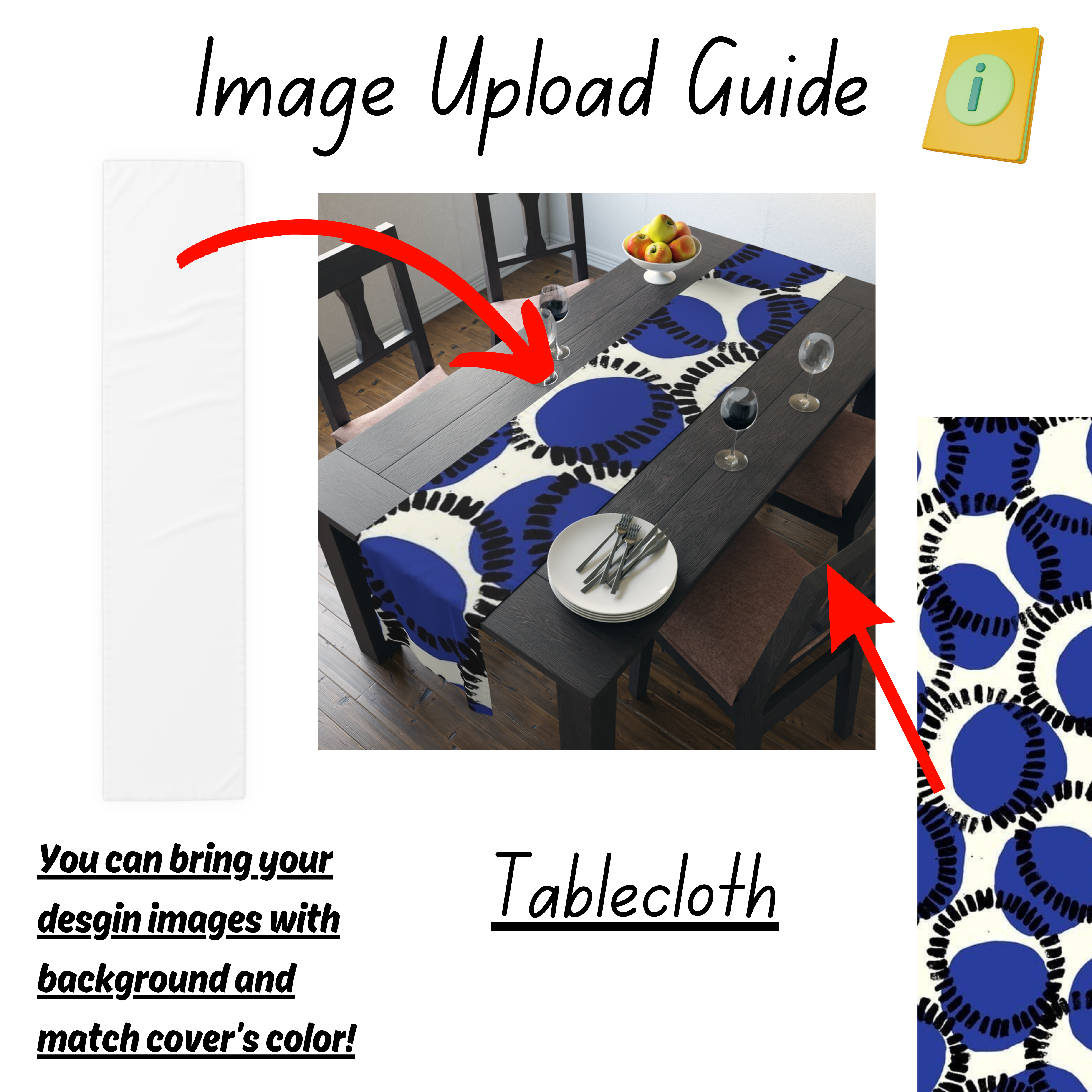 Personalized Cotton-Poly Table Runner, Family Dining, Home Decor, Events, Parties, Modern Table Settings, Wedding Anniversary Birthdays Gift ideas product thumbnail image Personalized Cotton-Poly Table Runner, Family Dining, Home Decor, Events, Parties, Modern Table Settings, Wedding Anniversary Birthdays Gift ideas product thumbnail image