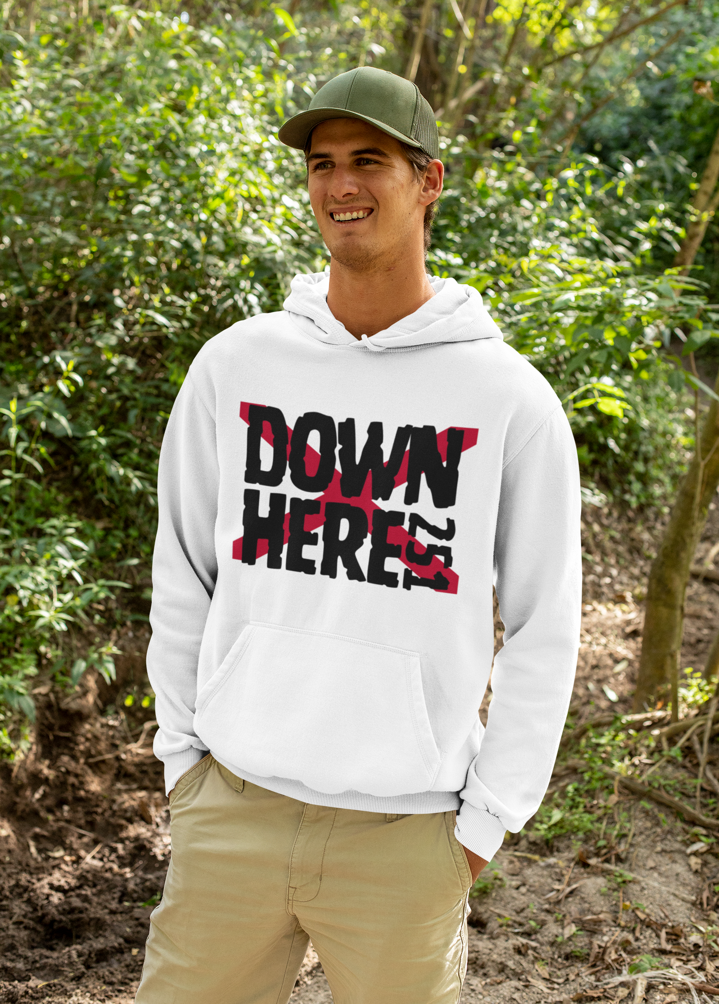 DownHere Flag Hoodie product thumbnail image