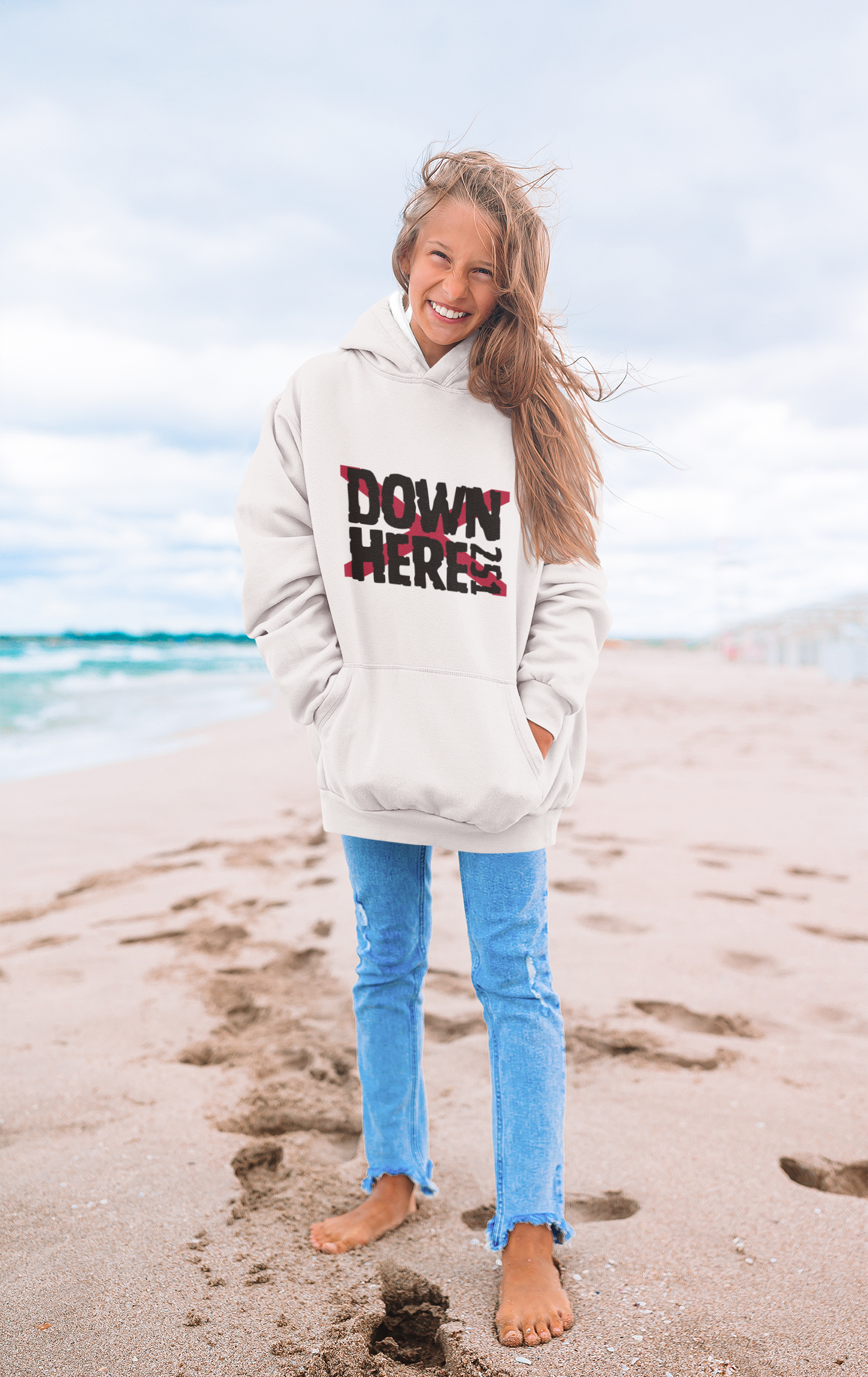 DownHere Flag Hoodie product thumbnail image