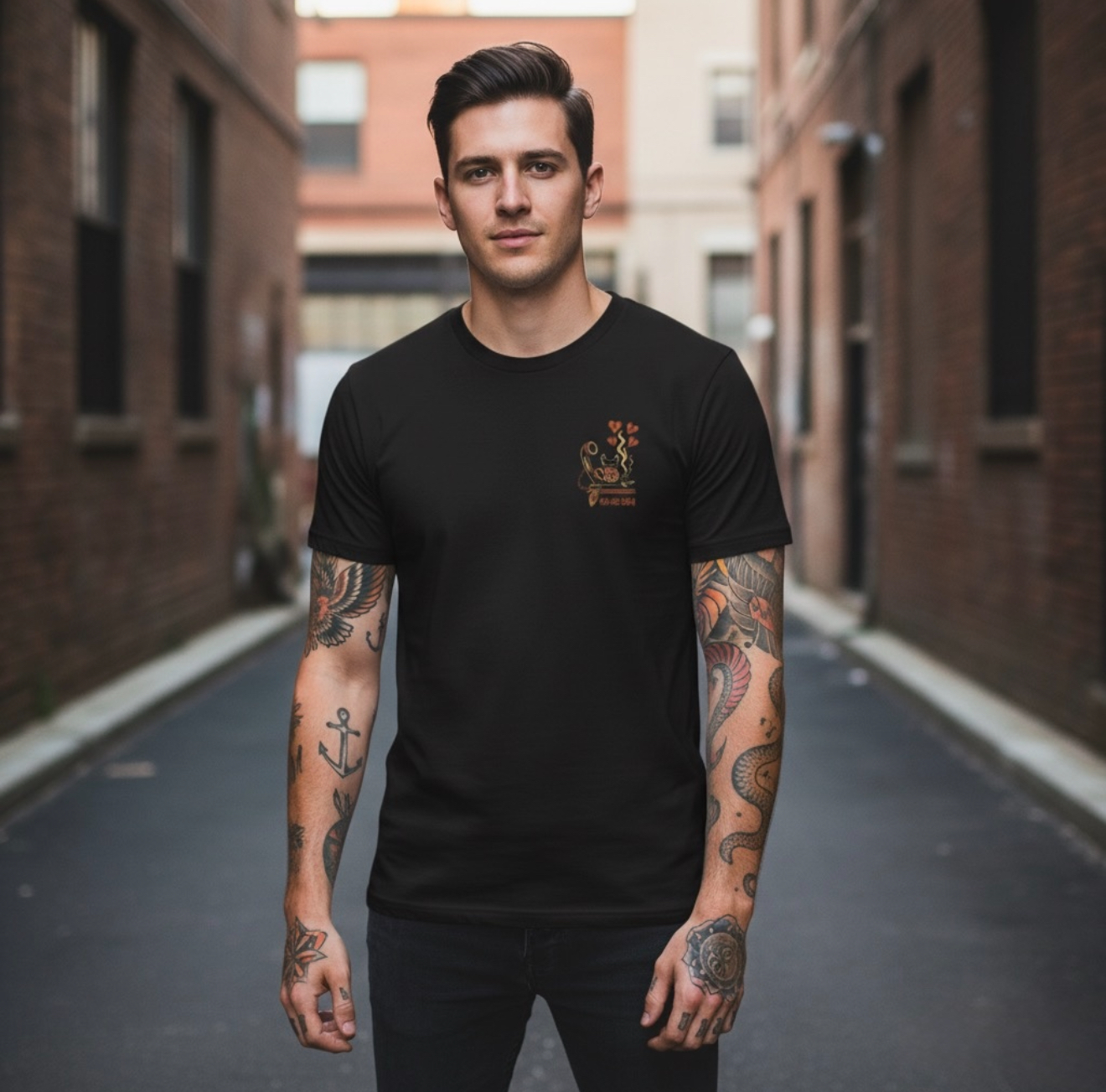 Garment-Dyed T-shirt Heartbreak Prophecy Design product thumbnail image